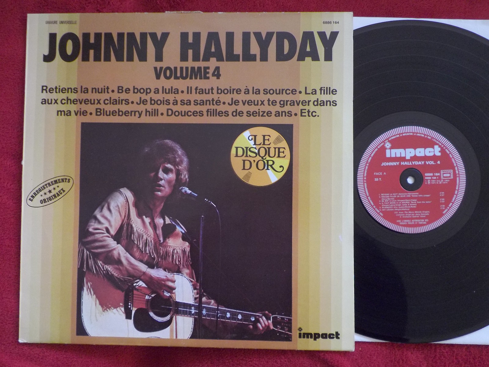 Johnny Hallyday – Vol. 4 (Impact Records, LP)