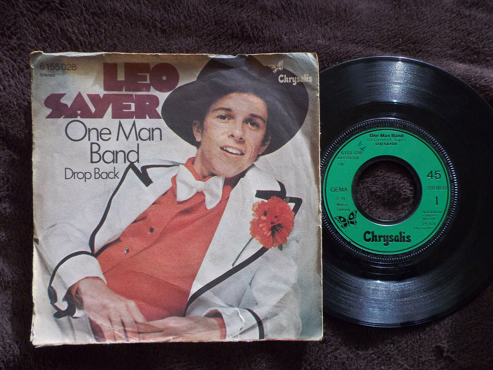 Leo Sayer – One Man Band / Drop Back (7″-Single, 1974)