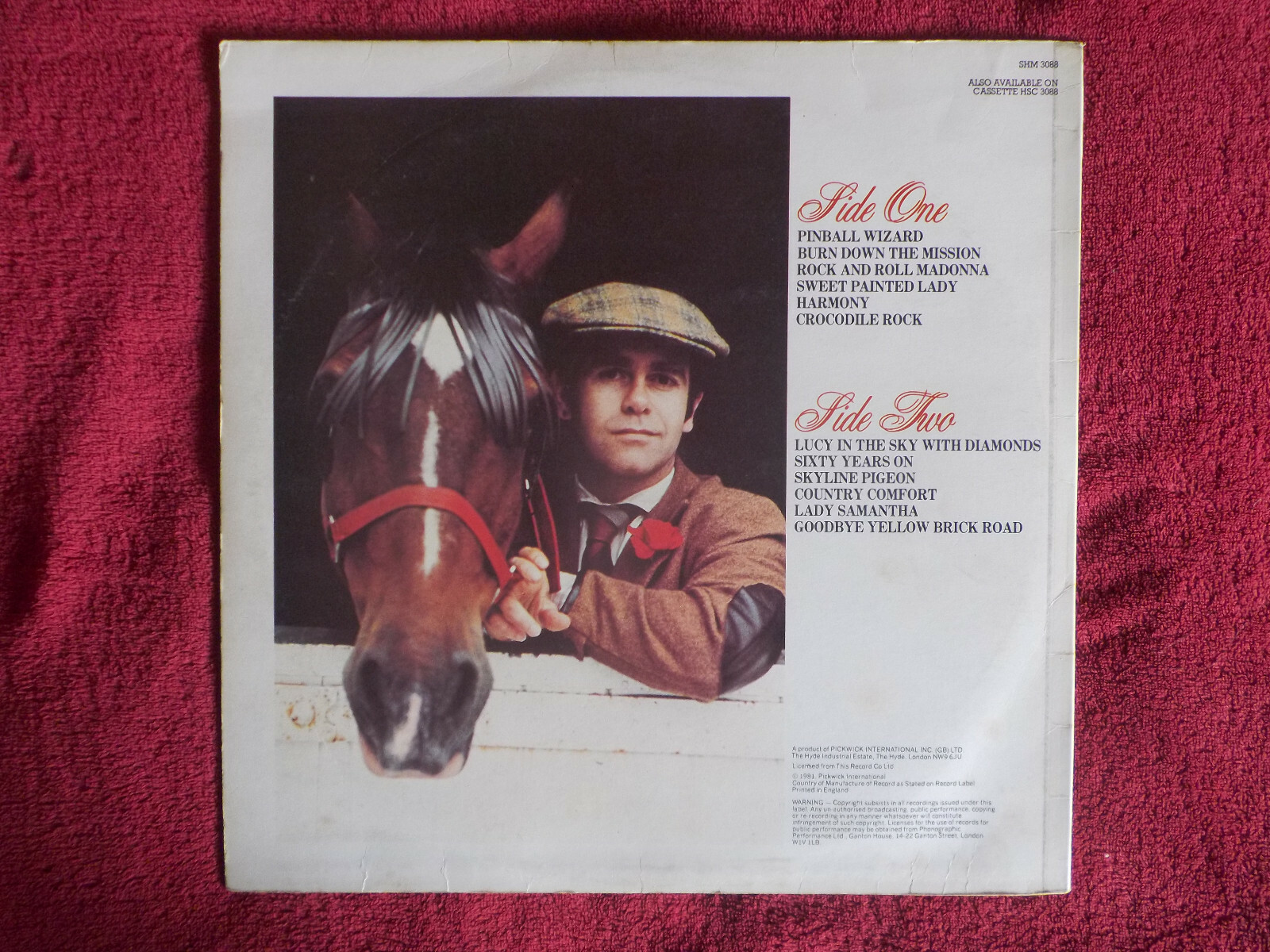 Elton John – The Album (Pickwick Records, SHM 3088), Bild 2