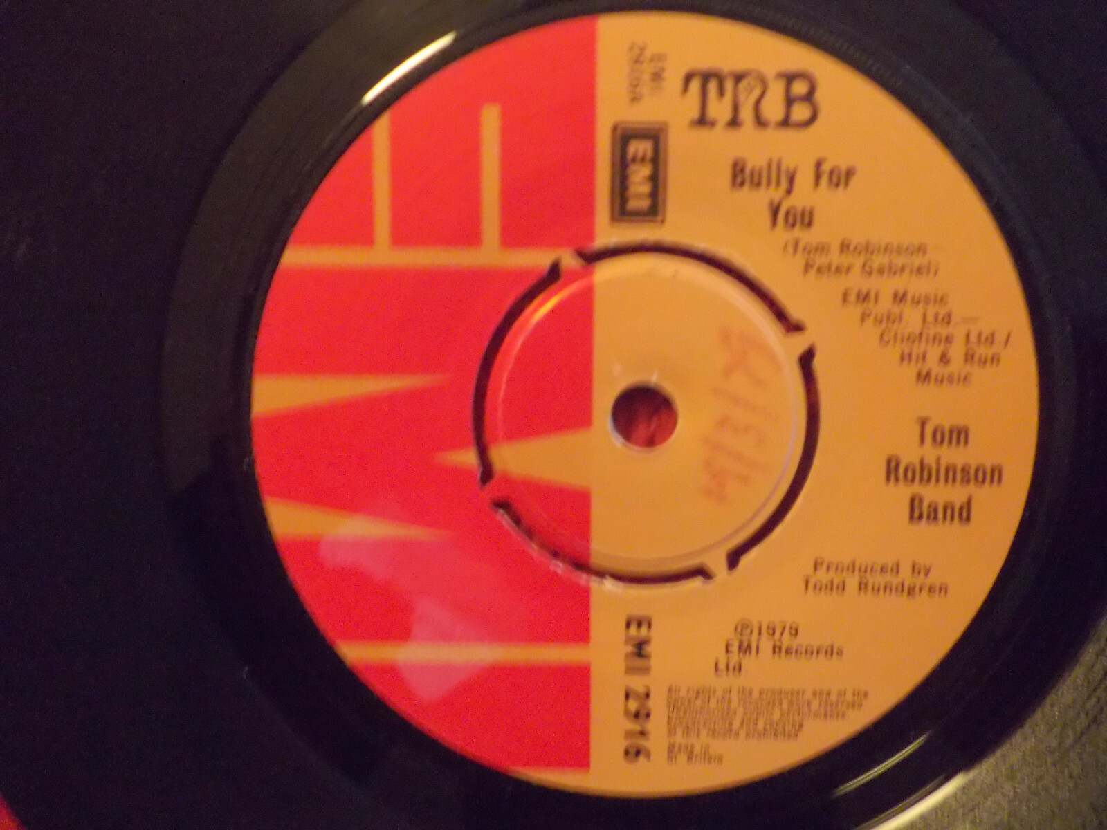 Tom Robinson Band – Bully for You / Our People (EMI 2916, 7″-Single)