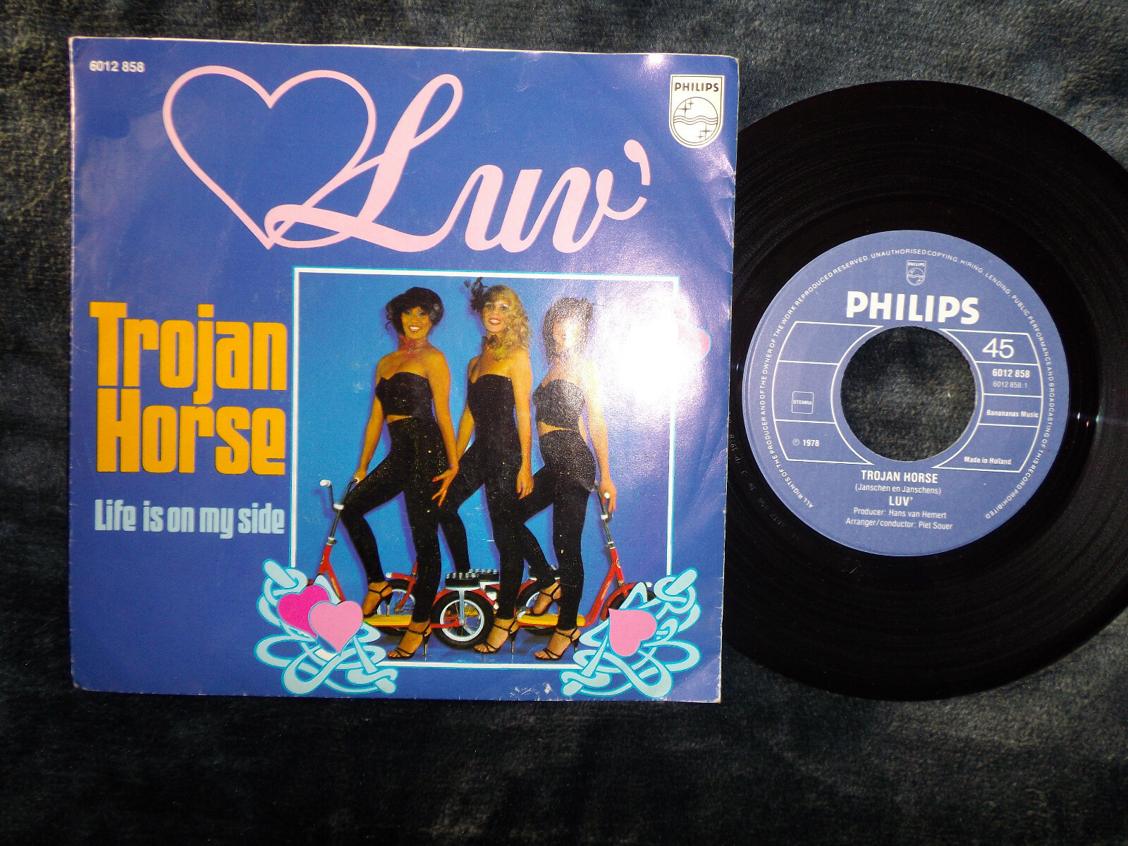 Luv – Trojan Horse / Life Is on My Side (Philips 6012 858, Niederlande, 1978)