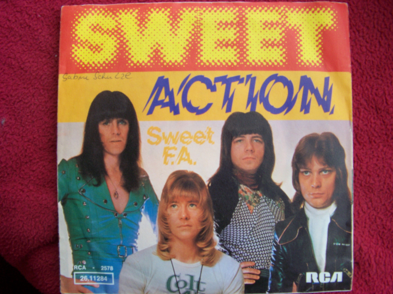 The Sweet – Action / Sweet F.A. | RCA 2578, Deutschland 1975, Bild 2