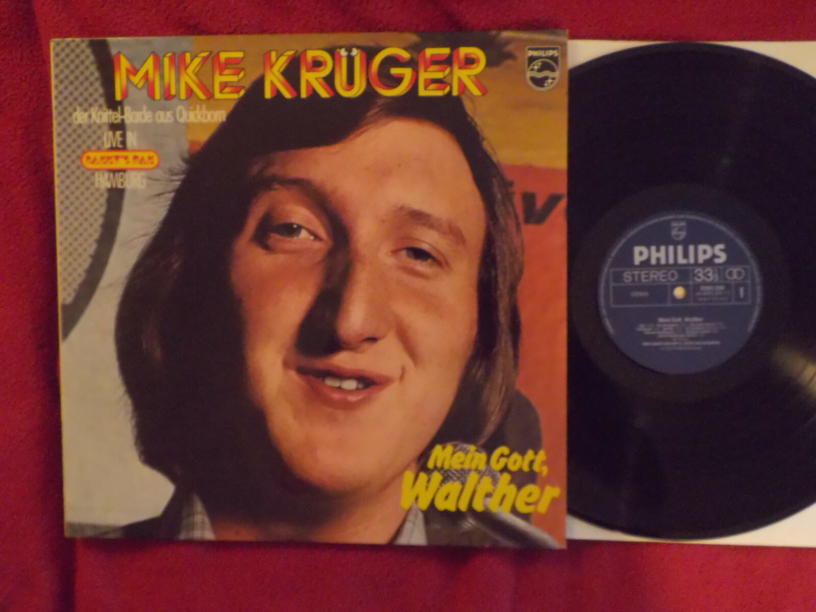 Mike Krüger – Mein Gott, Walther (Live im Danny’s Pan Hamburg), Philips Records, LP 6305 256