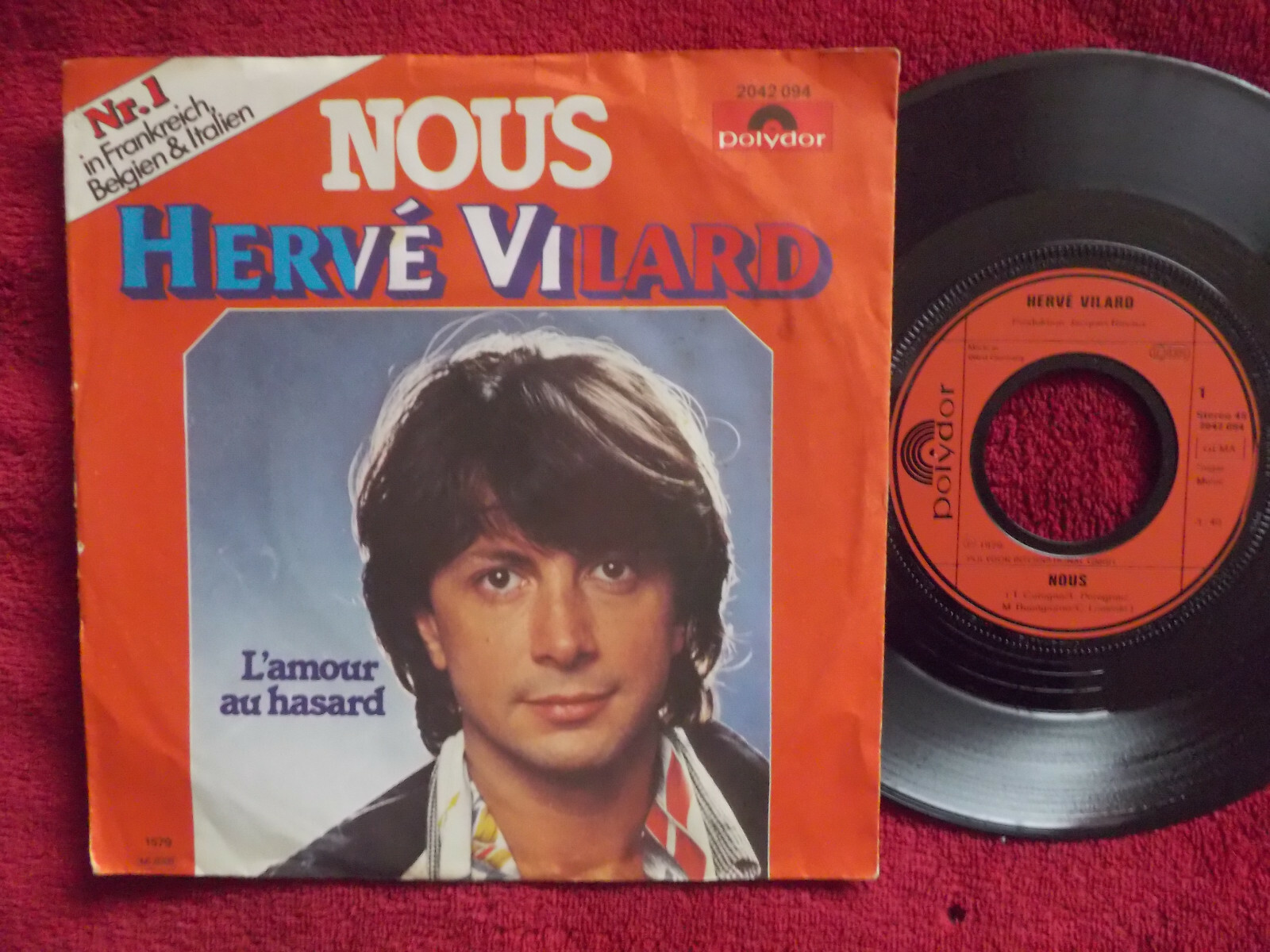 Herve Villard – Nous / L´amour au hasard (Polydor, 1979)