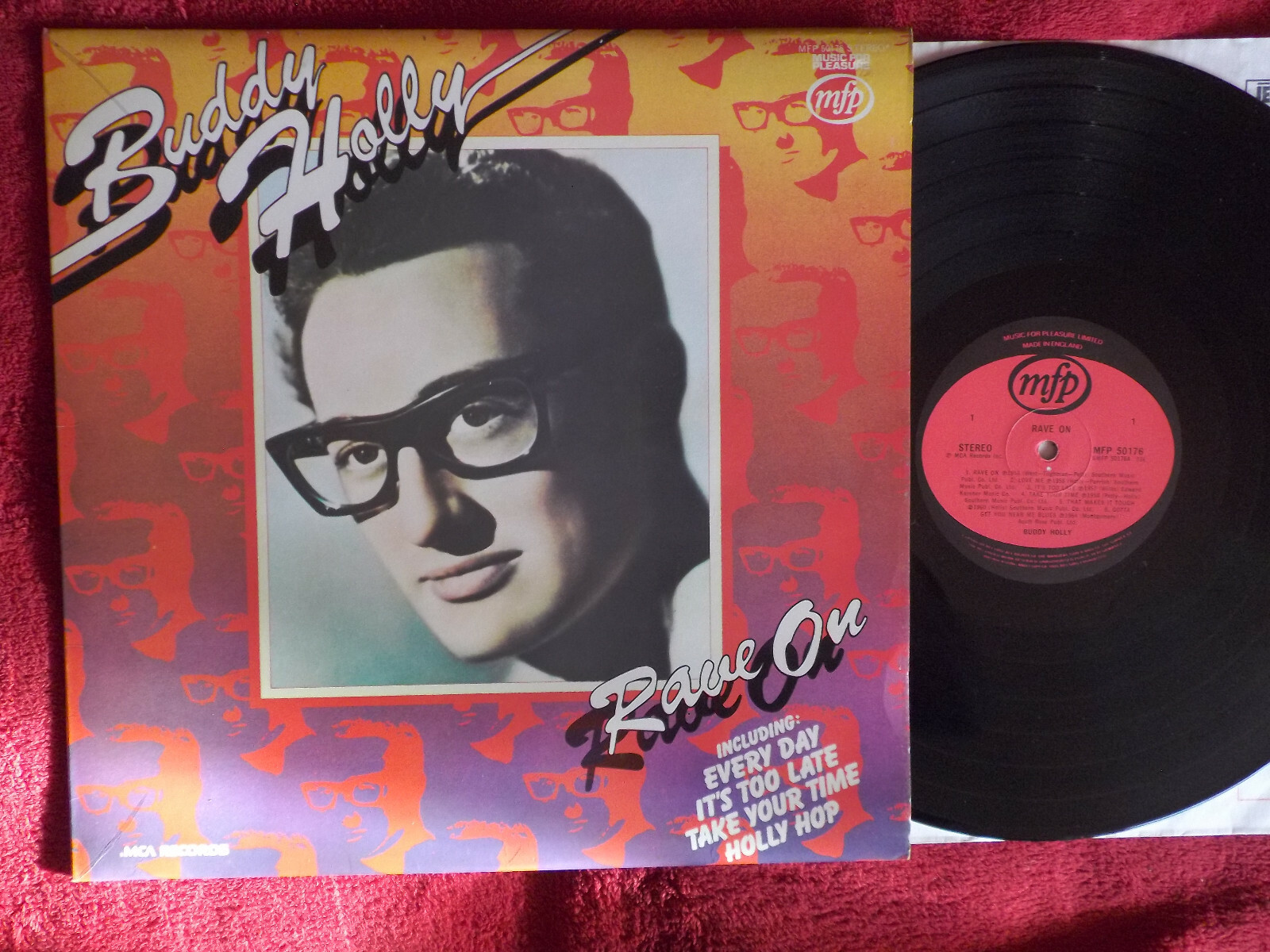 Buddy Holly – Rave On (LP, mfp Records)