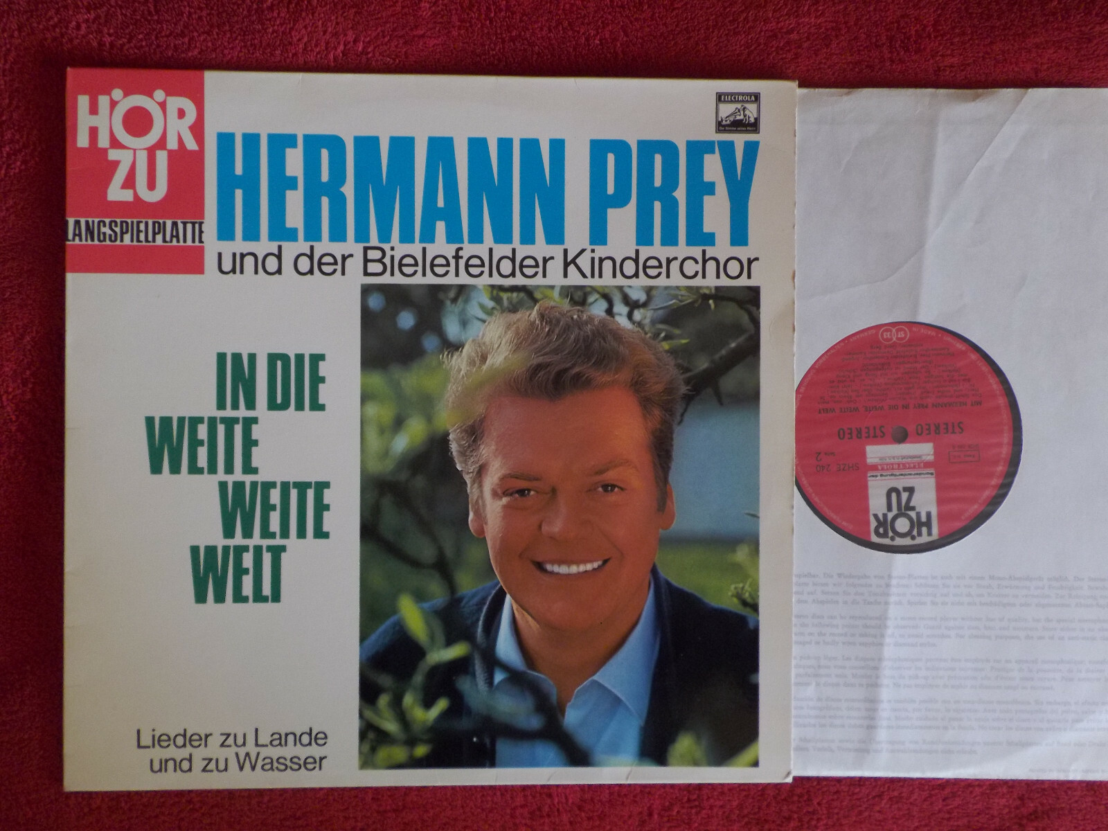 Hermann Prey und der Bielefelder Kinderchor – In die weite weite Welt (HörZu LP)