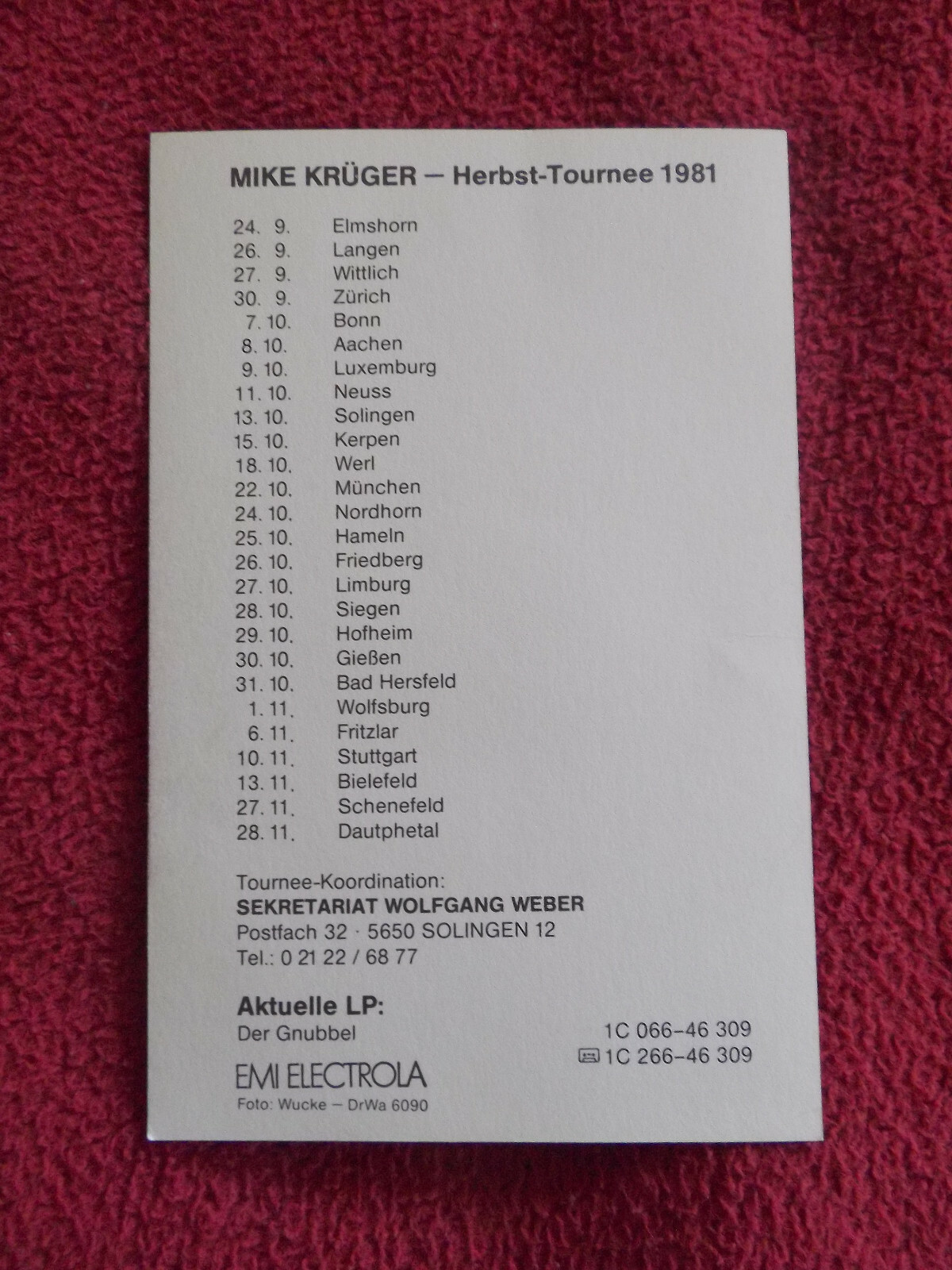 Mike Krüger – Der Gnubbel (LP, HörZu, 1981), Bild 6
