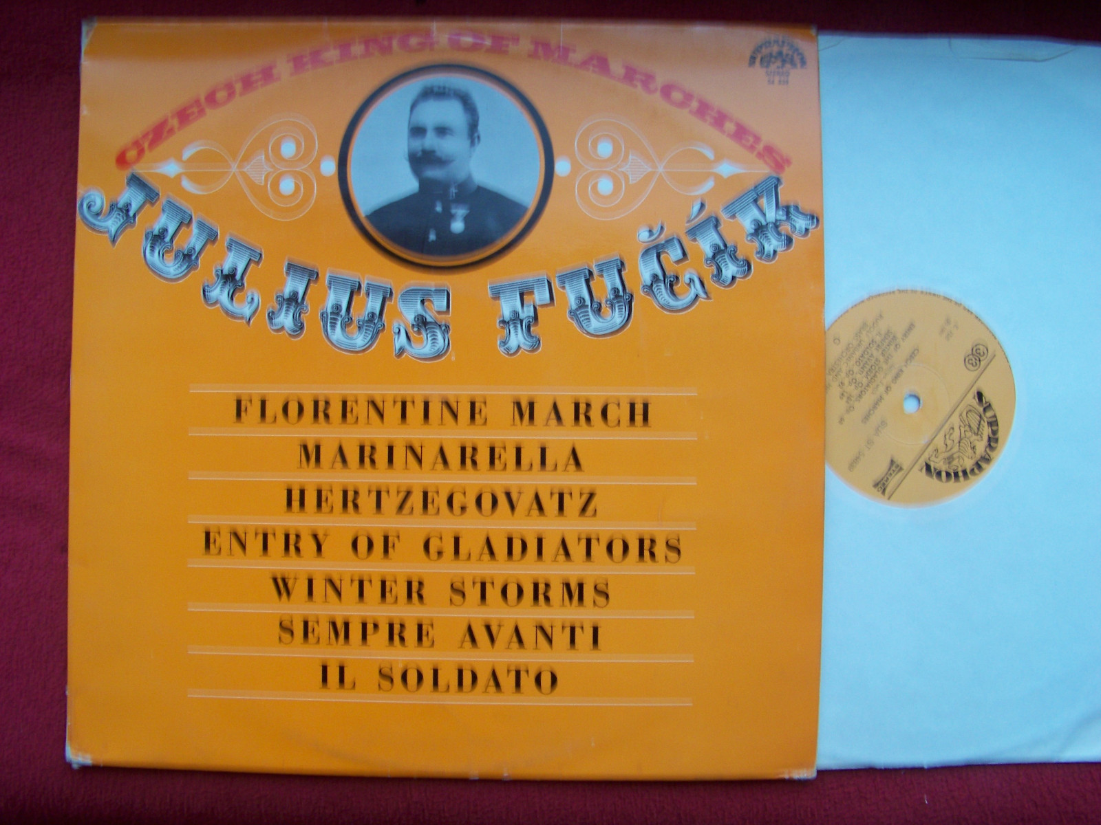 Rudolf Urbanec and his Brass Orchestra – Julius Fucik | Supraphon LP, 1967