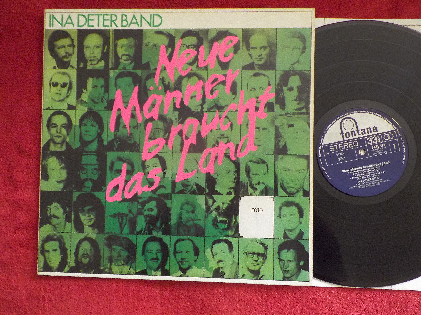 Ina Deter Band – Neue Männer braucht das Land | Fontana LP, 1982