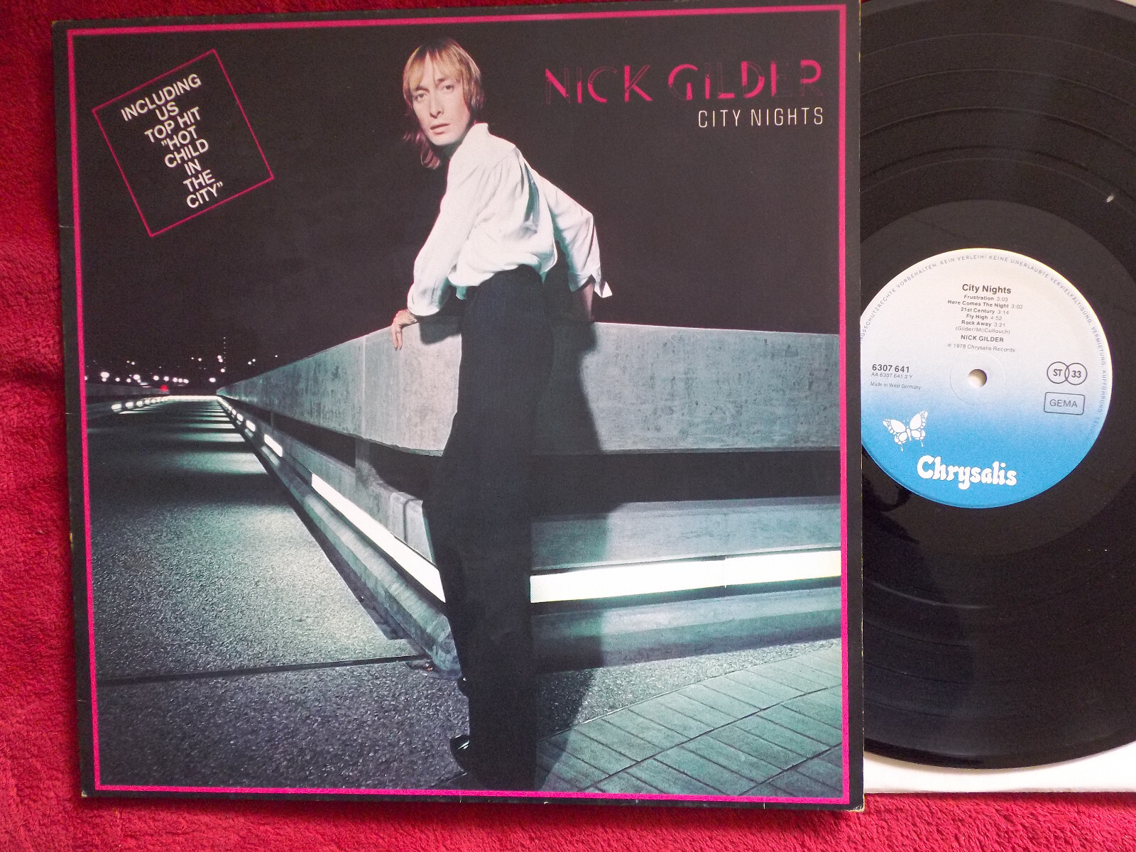 Nick Gilder – City Nights | LP, Chrysalis Records, 1978
