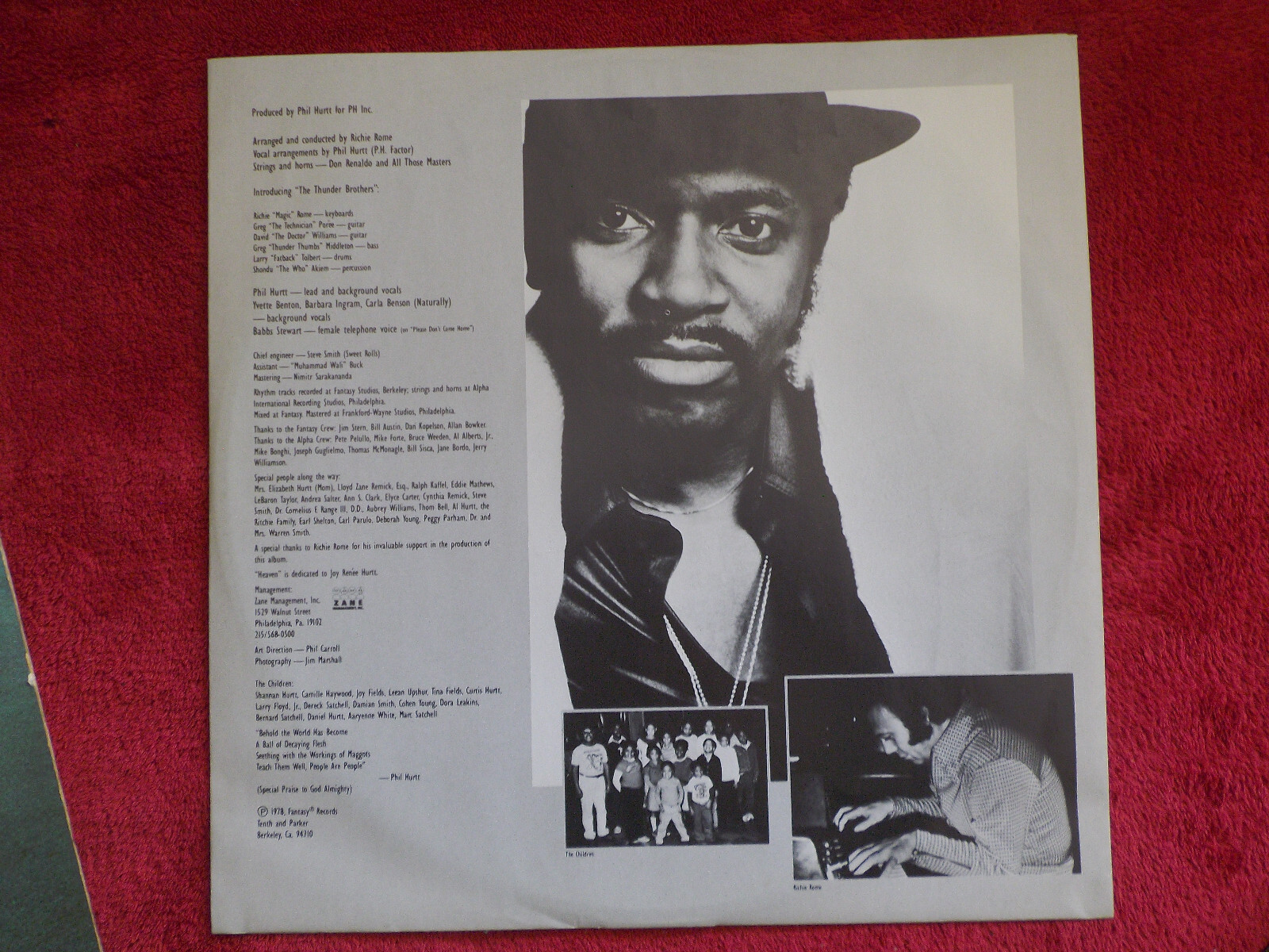 Phil Hurtt – Giving It Back, Fantasy Records F-9552, US-LP (1978), Bild 3