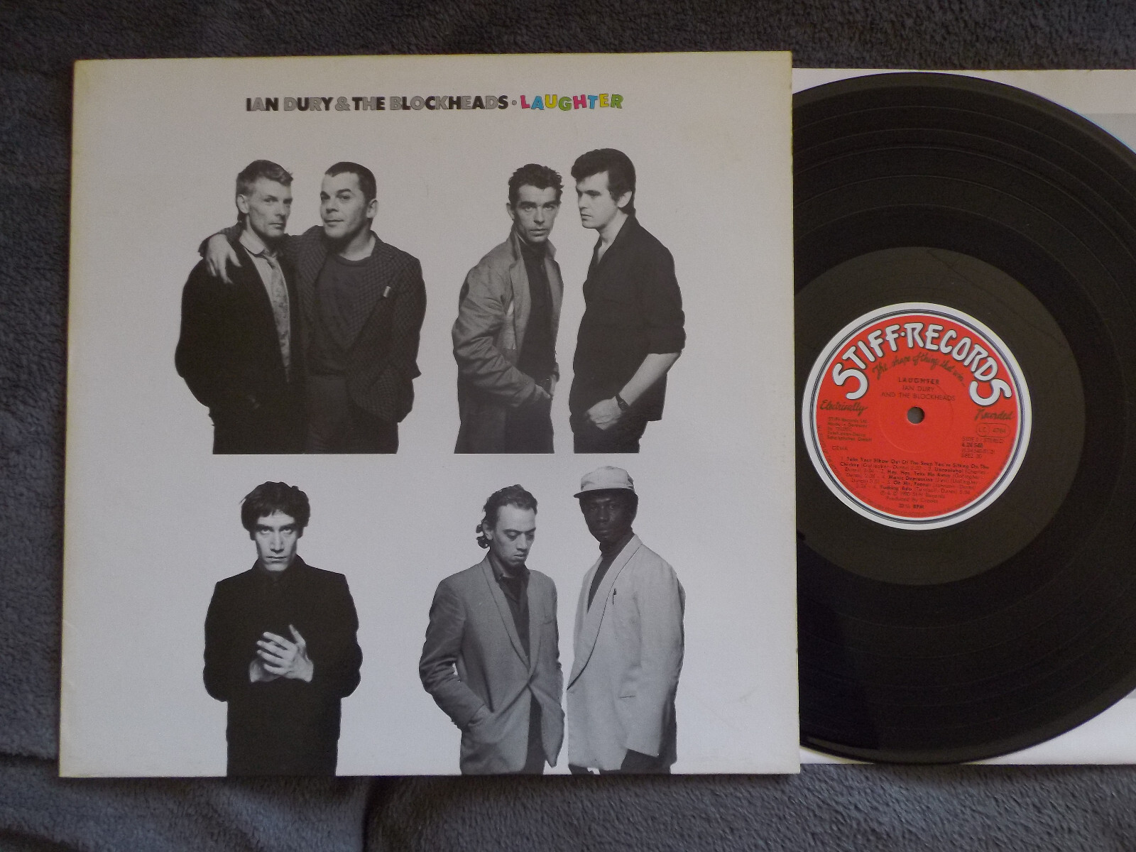 Ian Dury & the Blockheads – Laughter (LP, Stiff / TELDEC, Deutschland, 1980)
