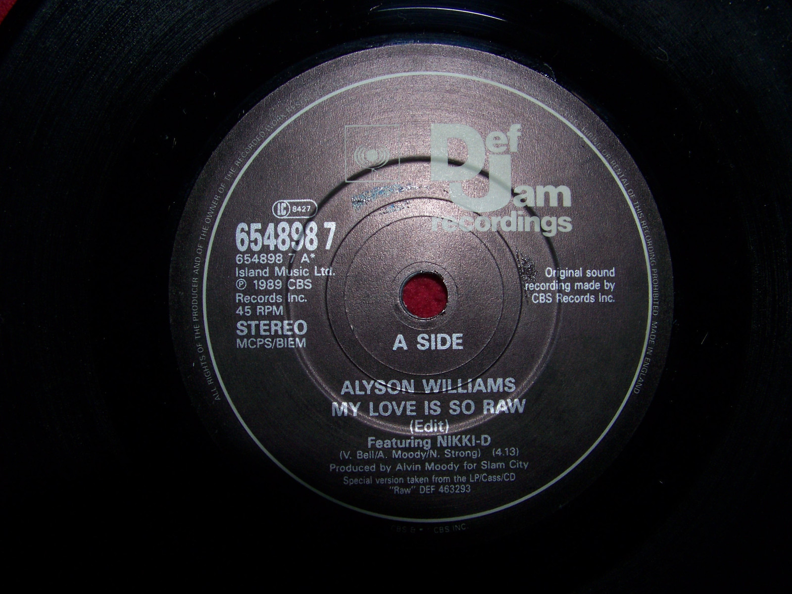 Alyson Williams – My love is so raw / We’re gonna make it (7″ Single)