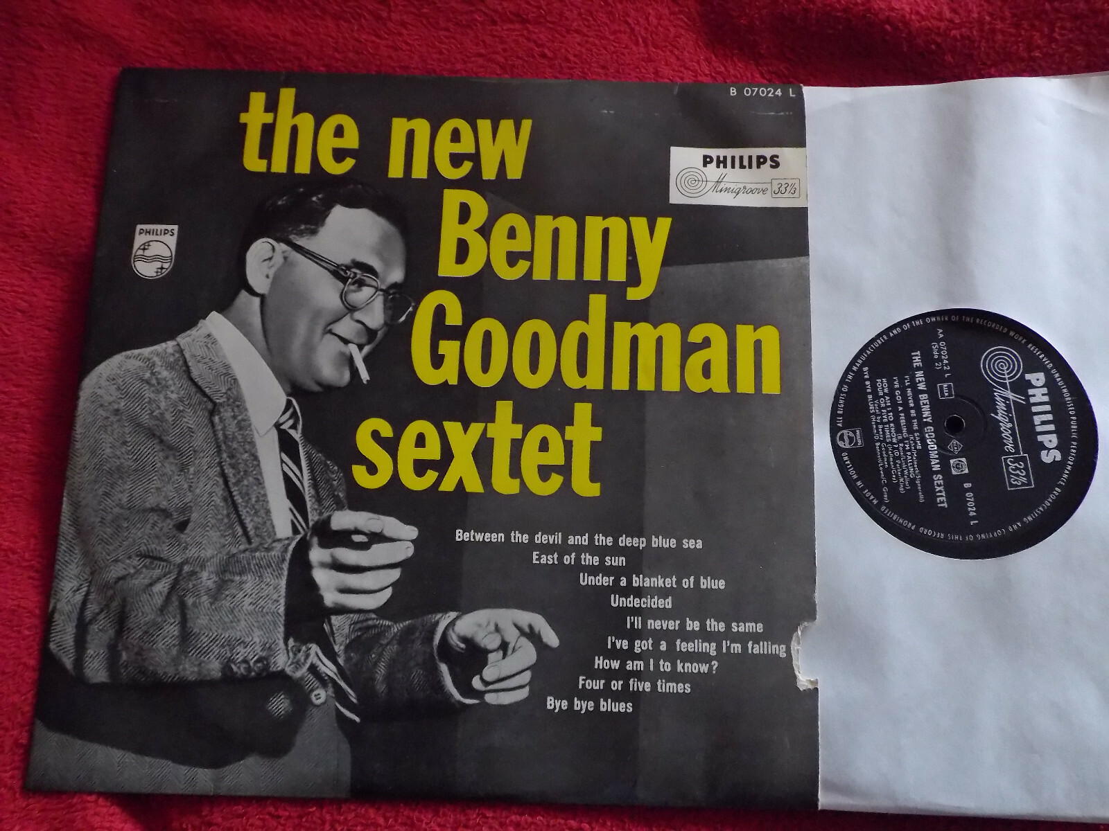 Benny Goodman – The New Benny Goodman Sextet (Philips Minigroove Records, NL)
