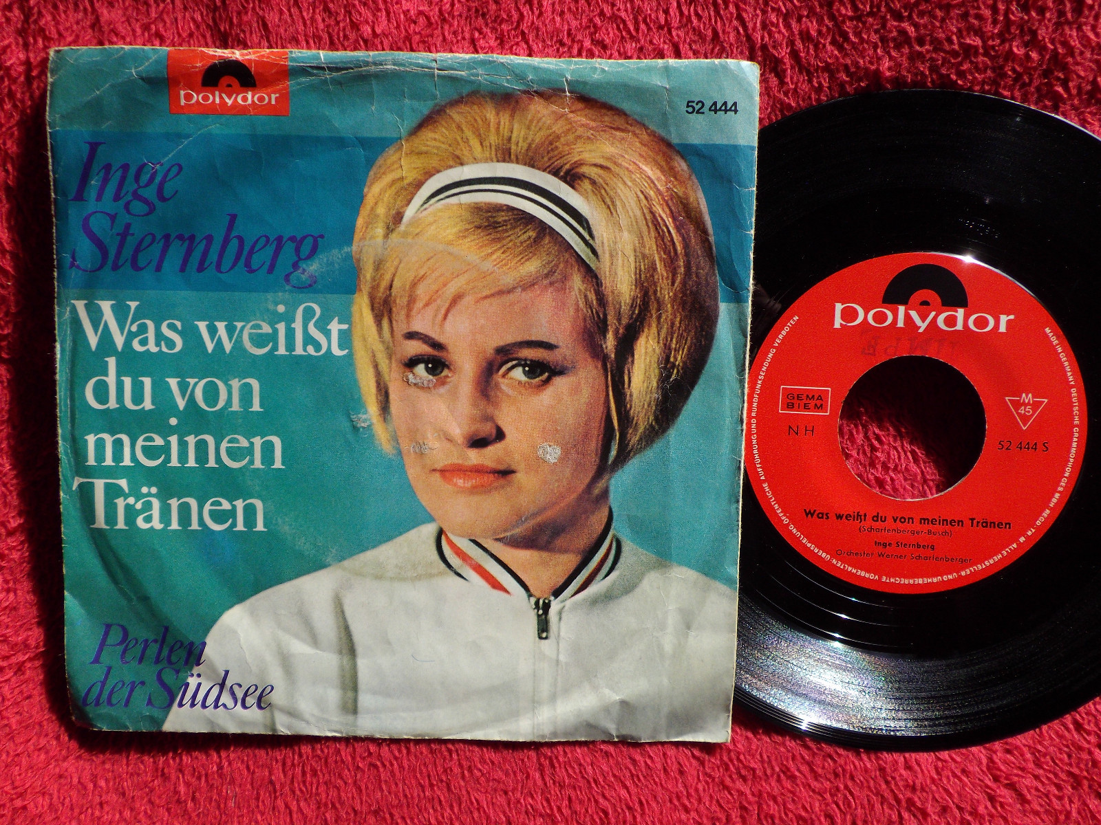 Inge Sternberg – Was weißt du von meinen Tränen / Perlen der Südsee | Polydor 52 444