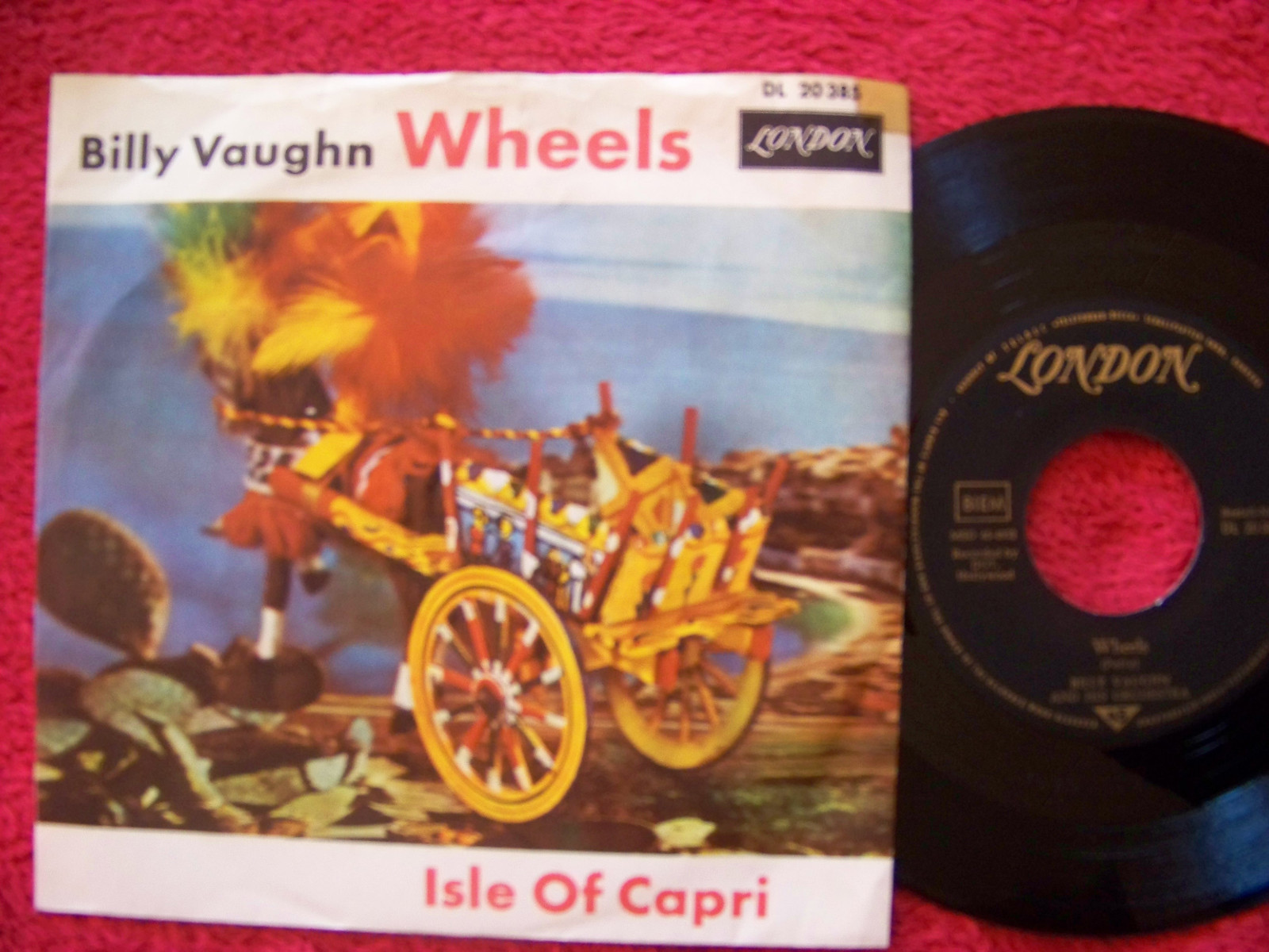 Billy Vaughn – Wheels / Isle of Capri (London Records, DL 20 385)