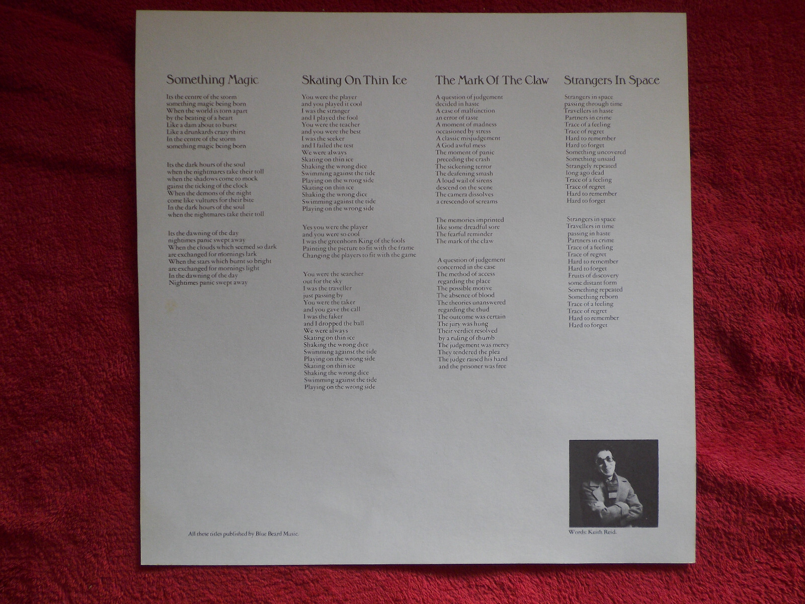 Procol Harum – Something Magic | Chrysalis Records, LP (1977), Bild 3