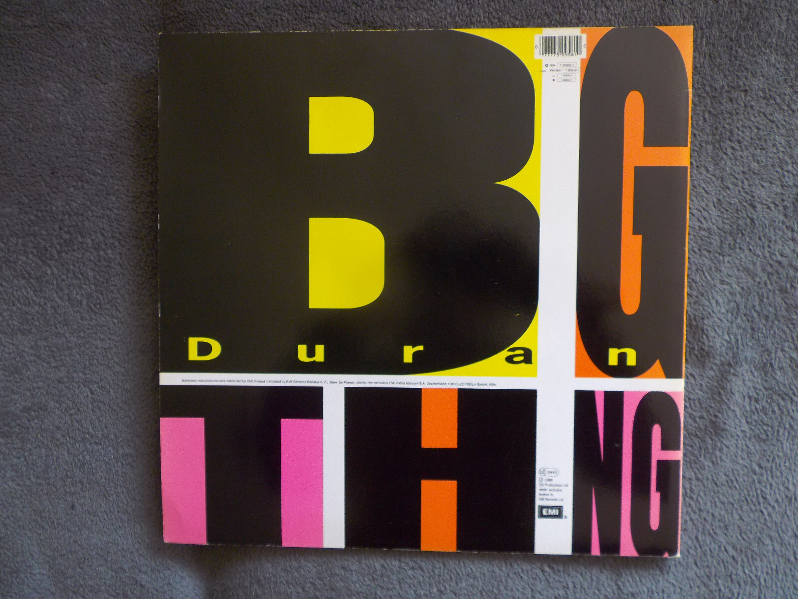 Duran Duran – Big thing | LP, EMI Records, 1988, Bild 3