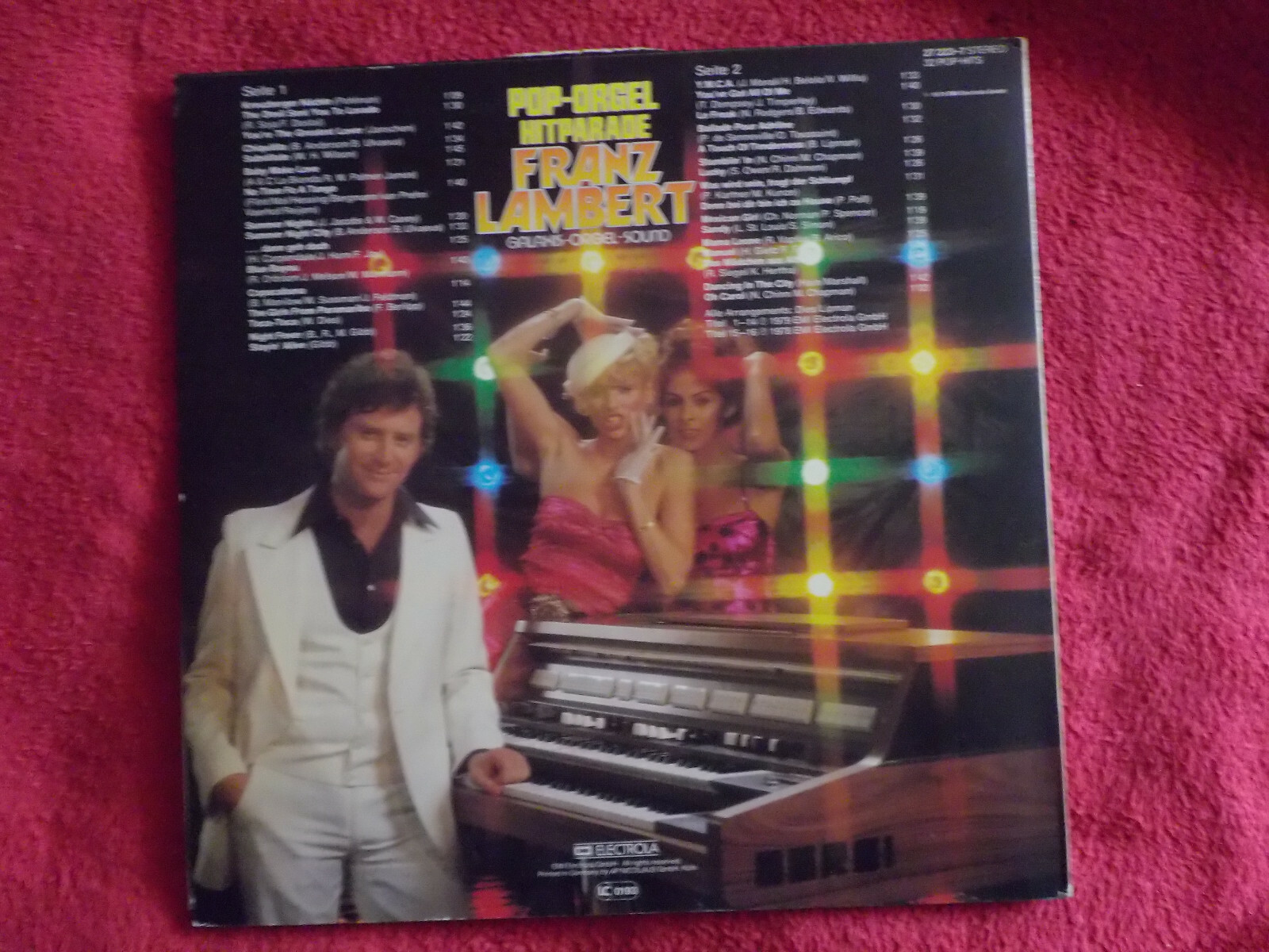 Franz Lambert – Pop-Orgel-Hitparade 4 (LP, 1979), Bild 2