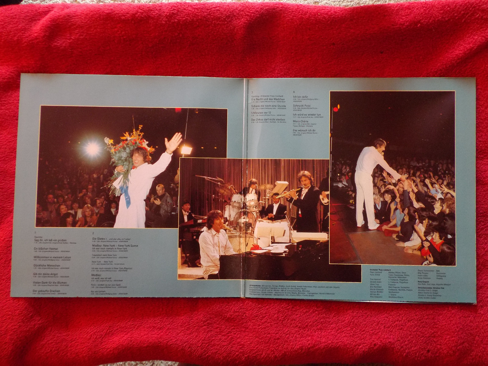 Udo Jürgens – Udo live: Lust am Leben (Doppel-LP), Bild 2