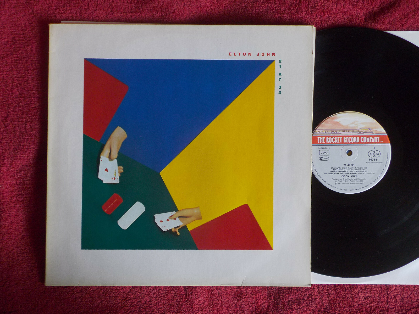 Elton John – 21 at 33 (LP, Rocket Record Company, 1980)