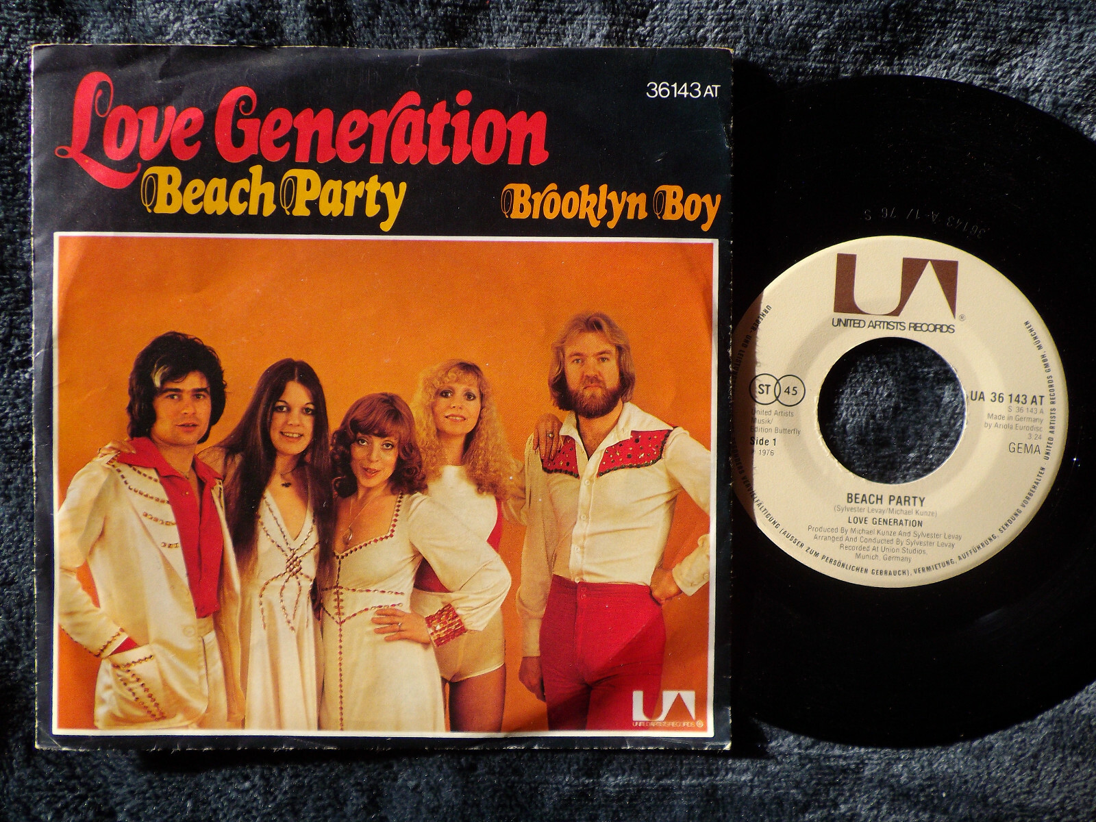 Love Generation – Beach Party / Brooklyn boy (7"-Single, 1976)