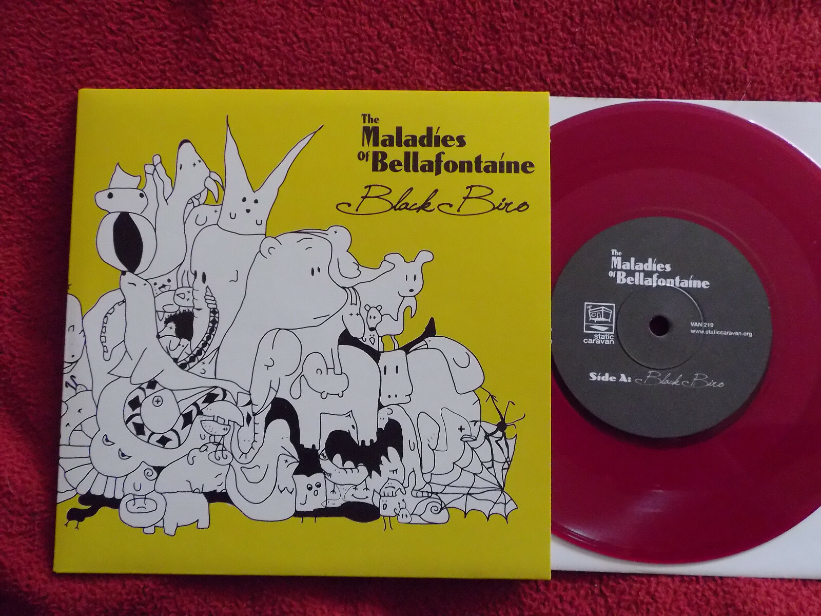 The Maladies of Bellafontaine – Black biro / Long socks (Vinyl-Single, purple)