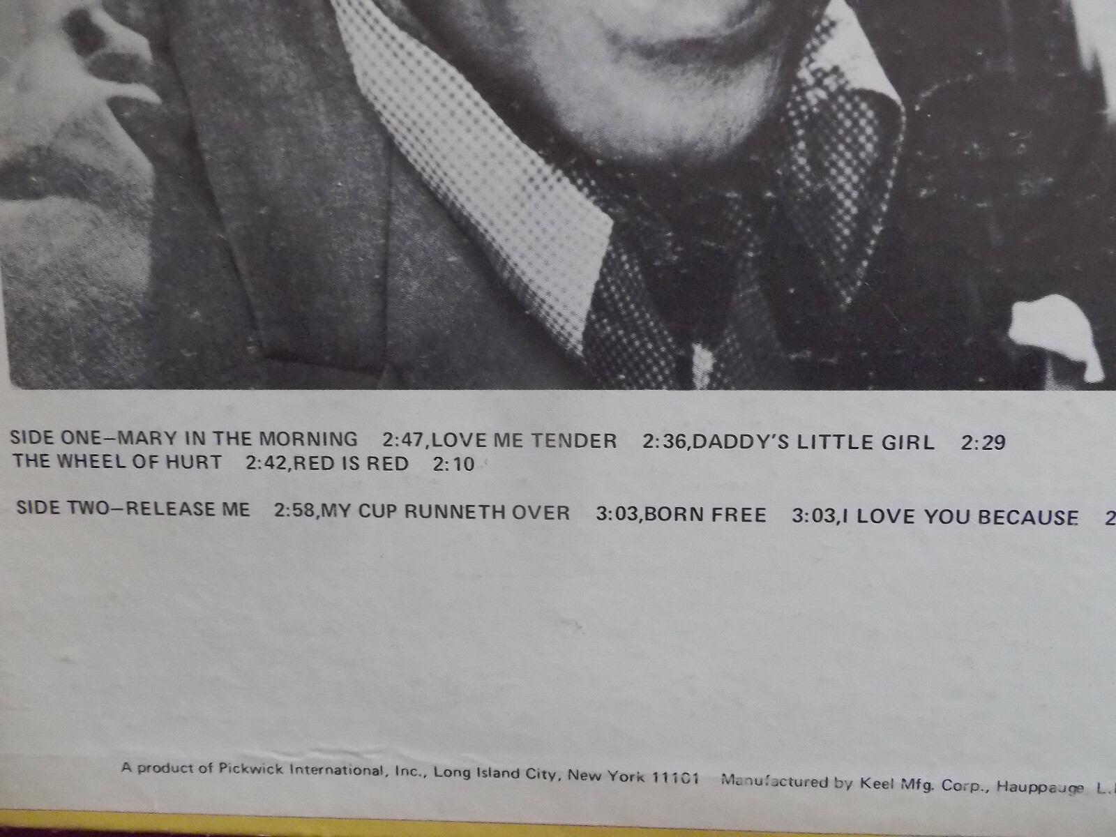 Al Martino – Mary in the morning (LP, Pickwick, US), Bild 3