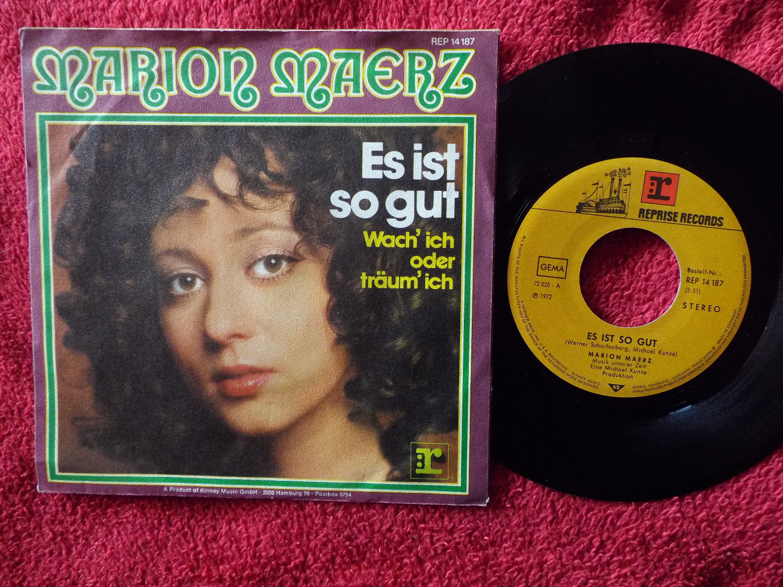Marion Maerz – Es ist so gut / Wach´ ich oder träum´ ich (Reprise, 1972)