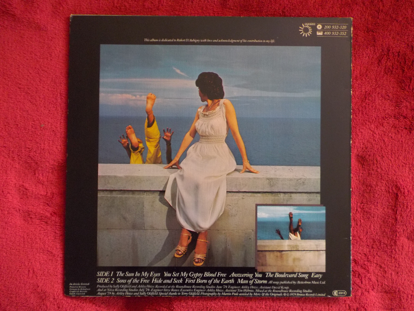 Sally Oldfield – Easy (LP, Bronze Records, 200 932, 1979), Bild 3