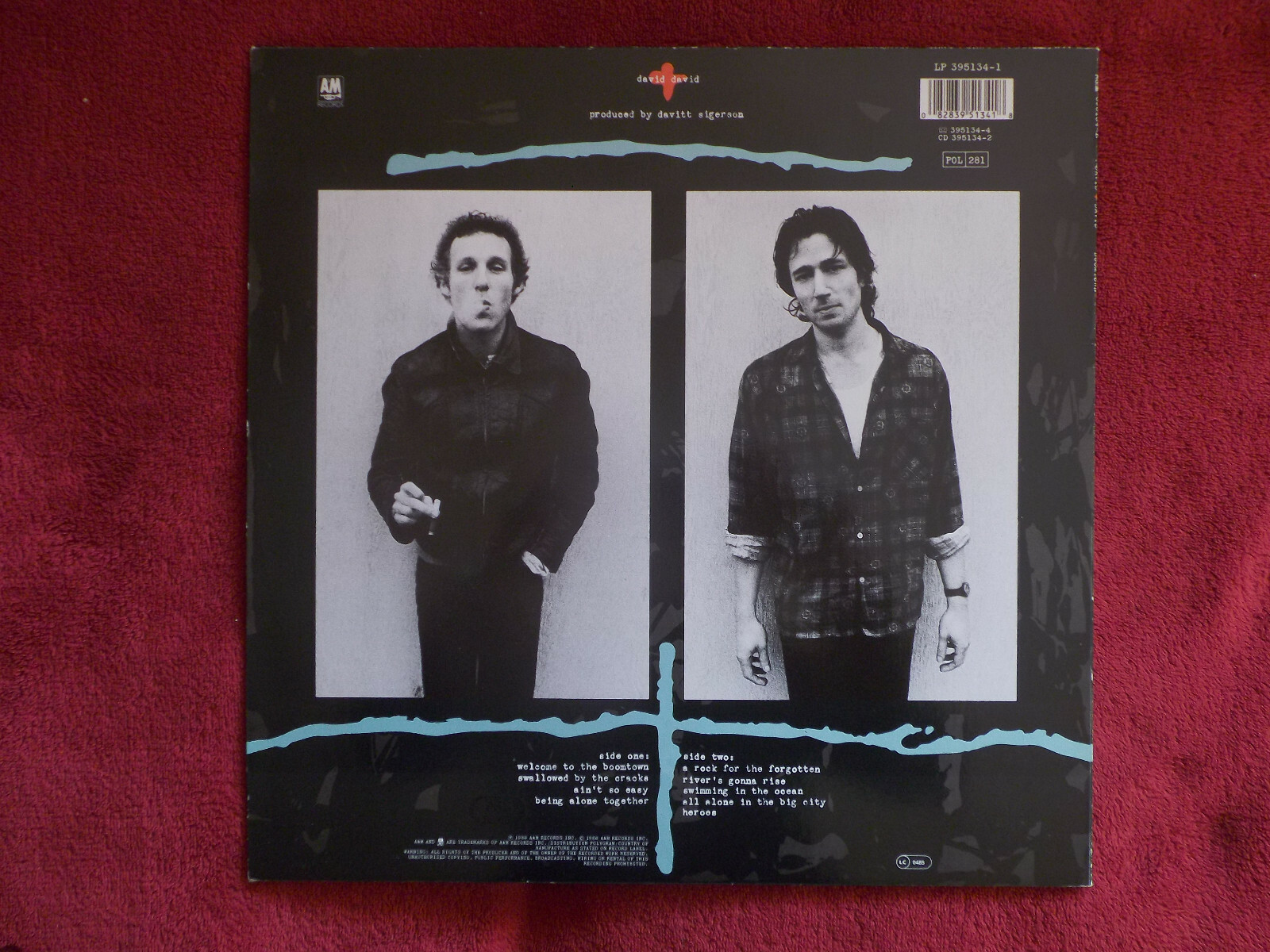 David & David – Boomtown (LP, 1986), Bild 2