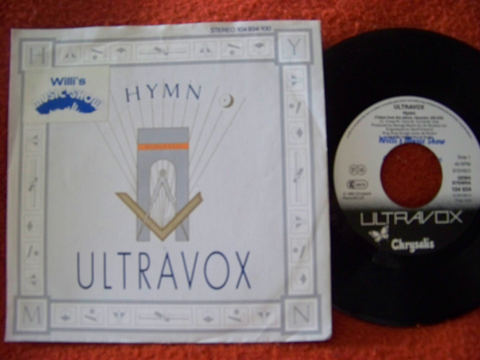 Ultravox – Hymn / Monument | Chrysalis 104 934, 7″-Single (1982)