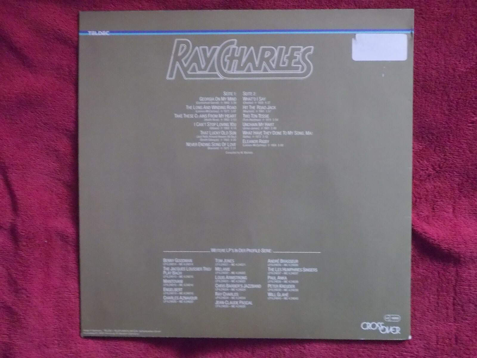 Ray Charles – Ray Charles (LP, London Records, 6.24034, Deutschland, 1979), Bild 2