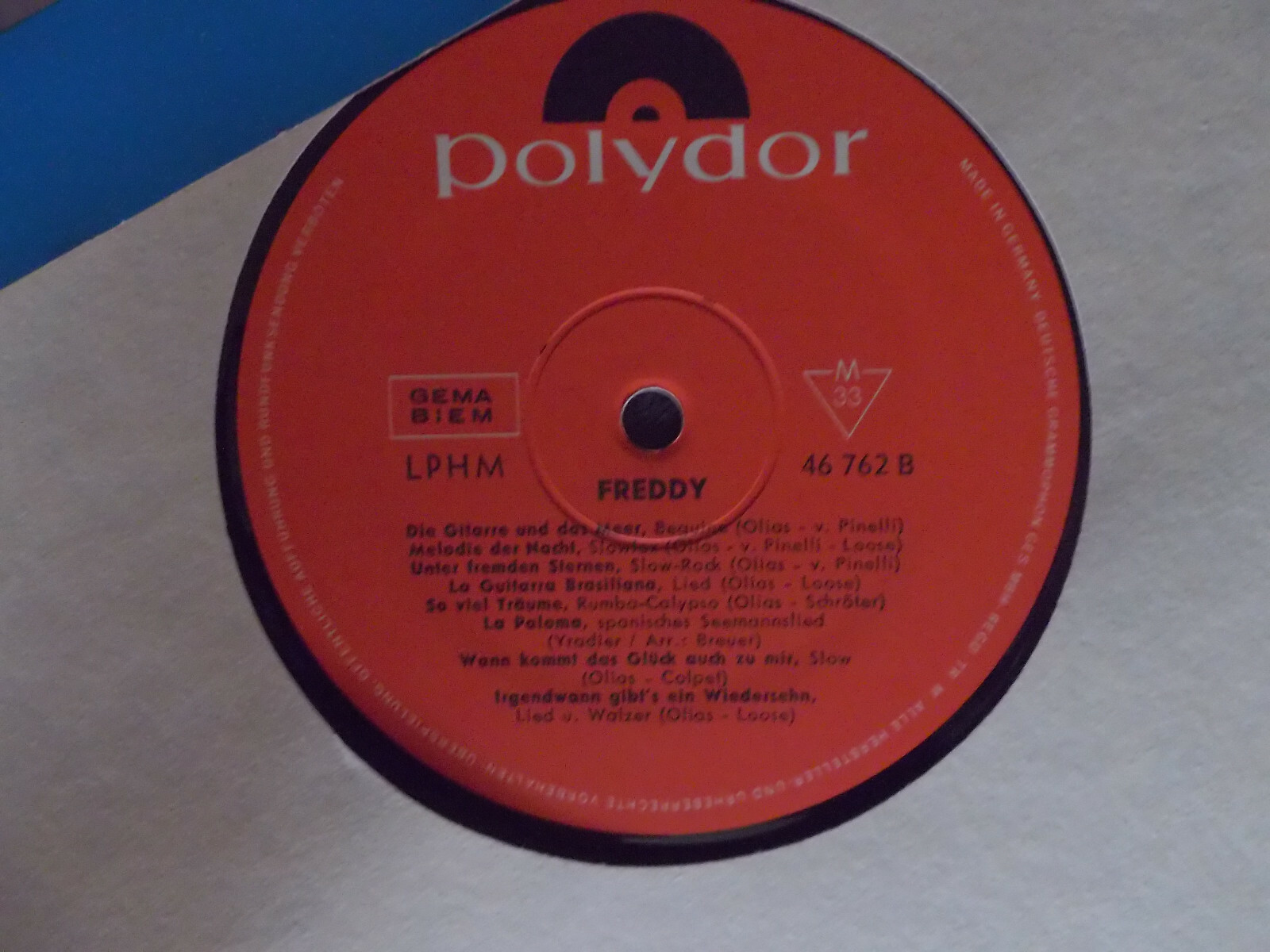 Freddy – Seine grossen Erfolge | Polydor LP, Bild 2