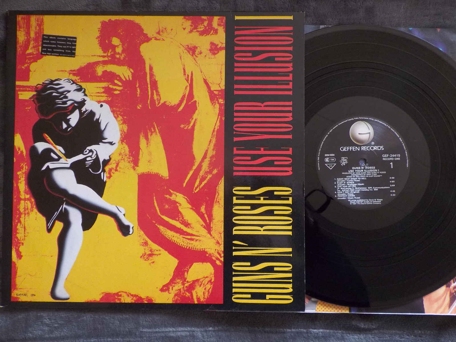 Guns N' Roses – Use Your Illusion I (Double LP, Geffen, 1991)
