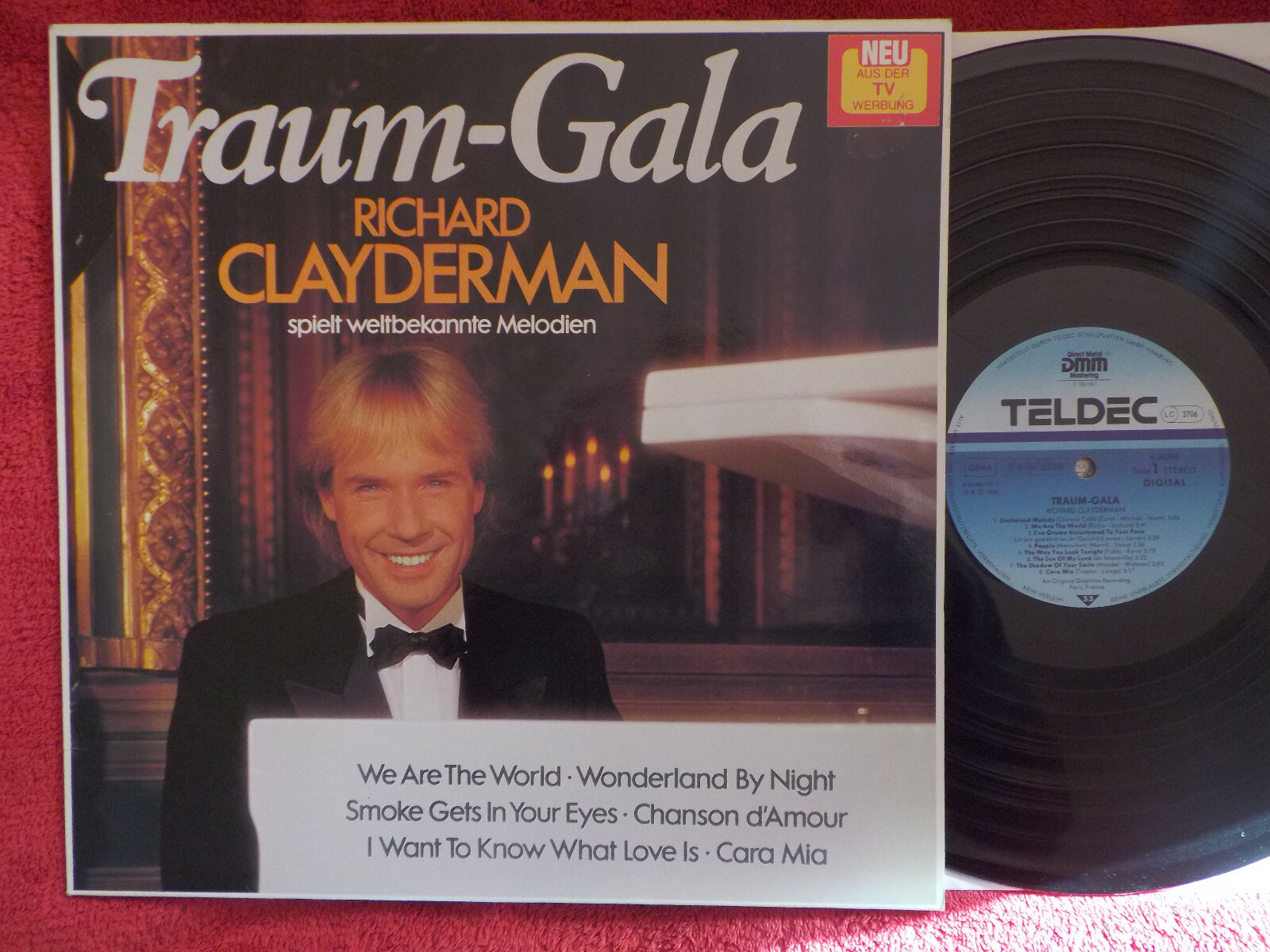 Richard Clayderman – Träumereien 2 (LP, Teldec Records, 1986)