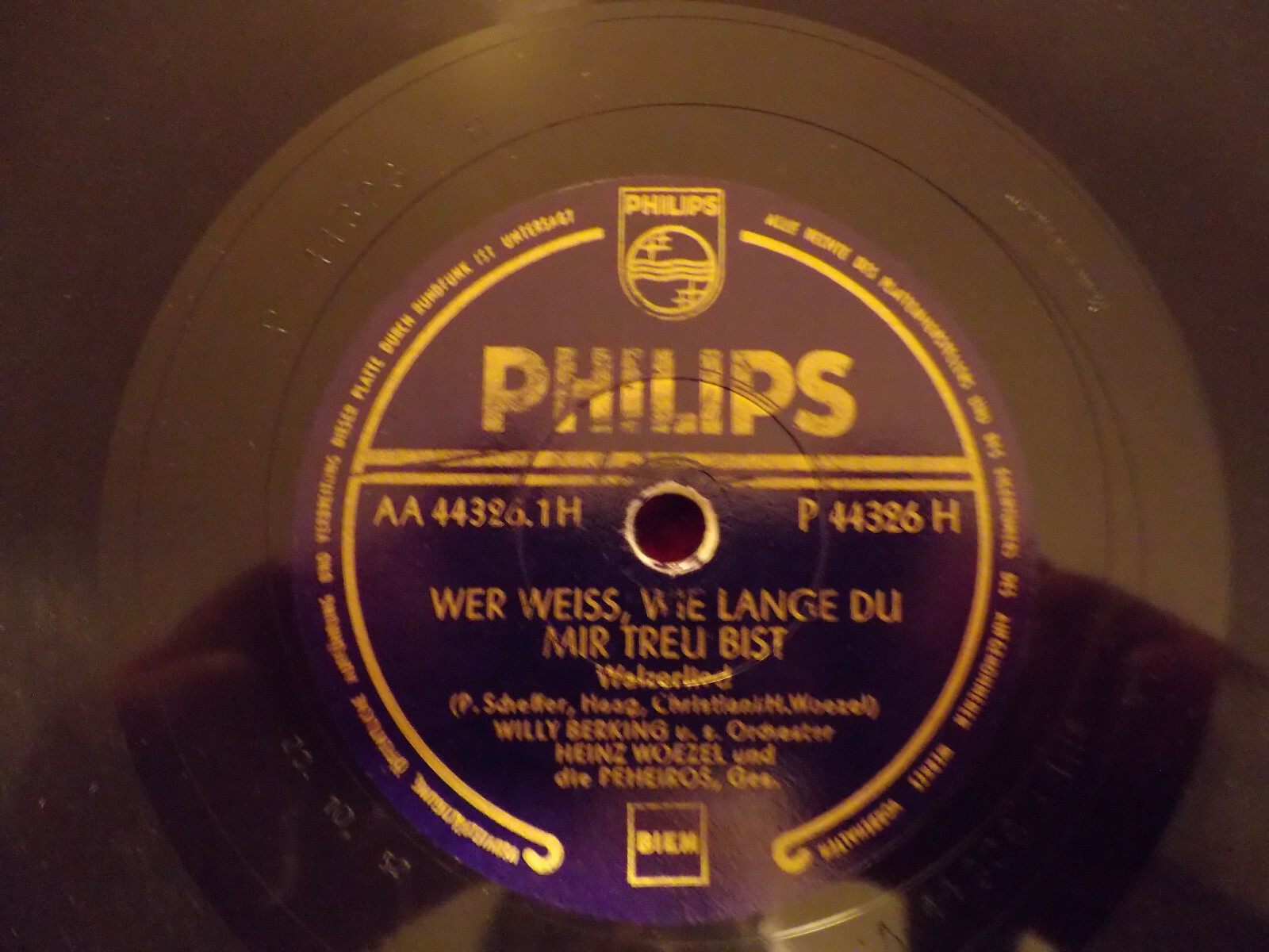 Heinz Woezel – Wer weiss, wie lange du mir treu bist / Die süssesten Früchte (78 U/min)