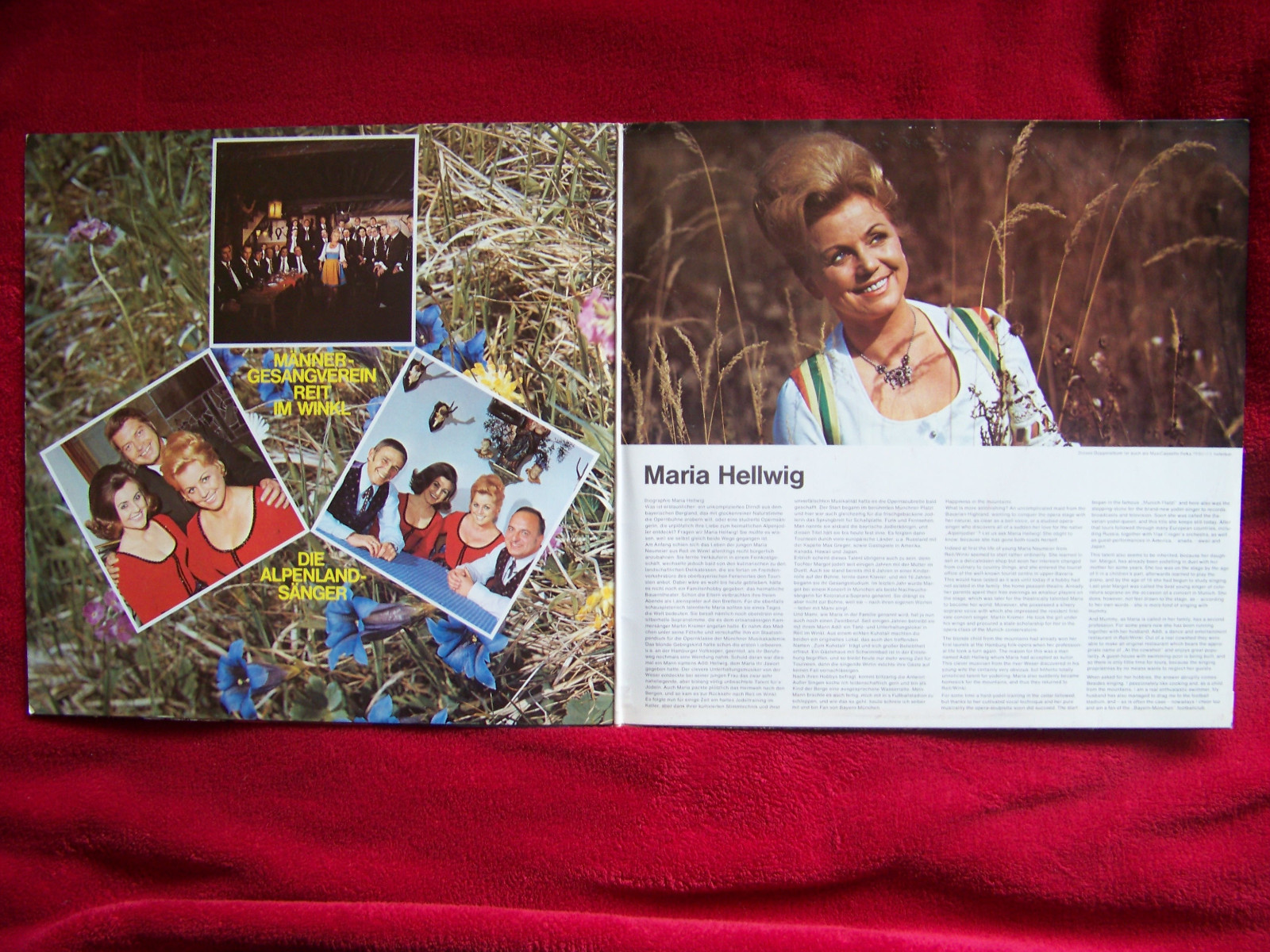 Maria und Margot Hellwig – Glück in den Bergen – Doppel-LP, Bild 2