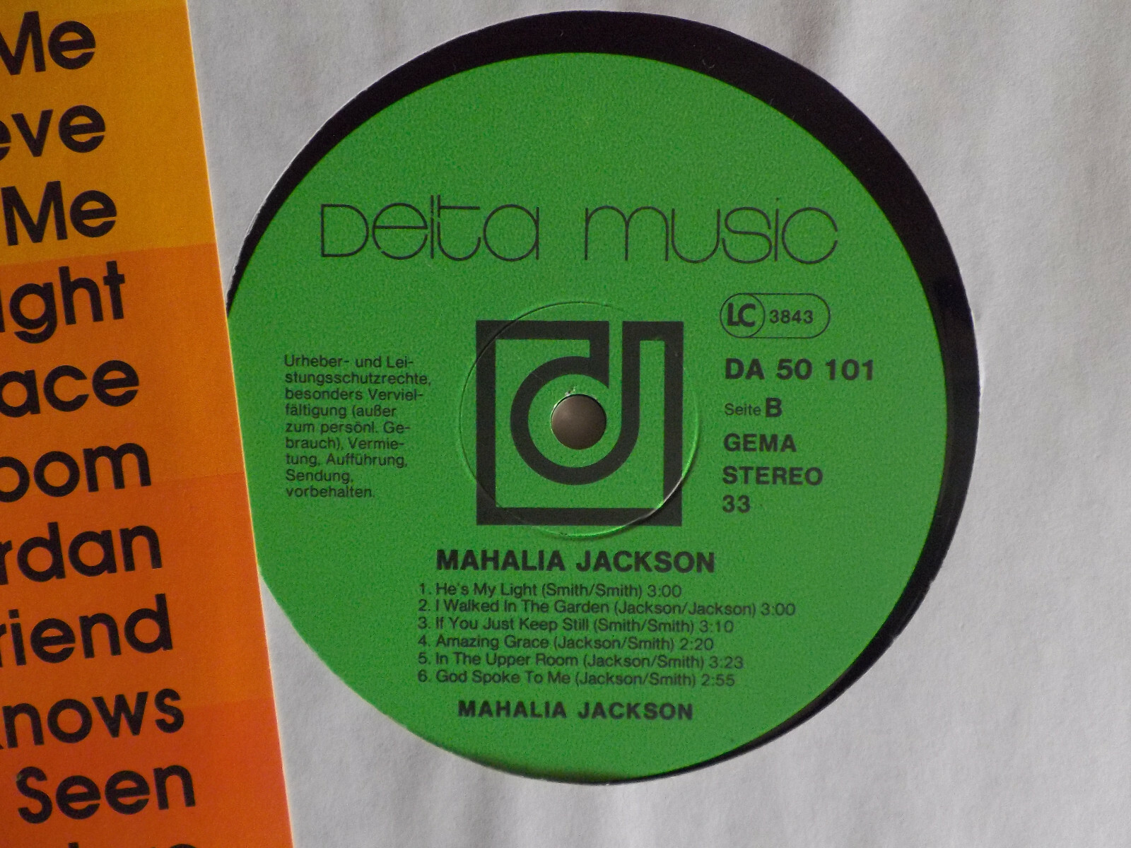 Mahalia Jackson – same (Doppel-LP, Delta Records), Bild 2