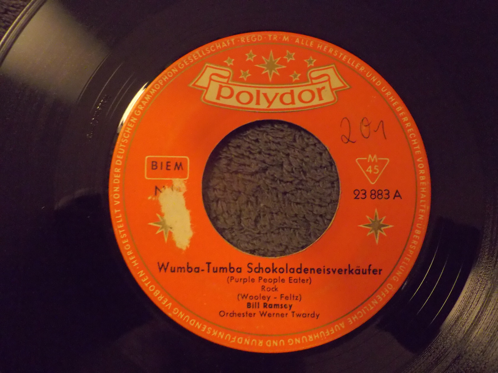 Bill Ramsey – Wumba-Tumba Schokoladeneisverkäufer / Casa Bambu (Polydor, 7″-Single)
