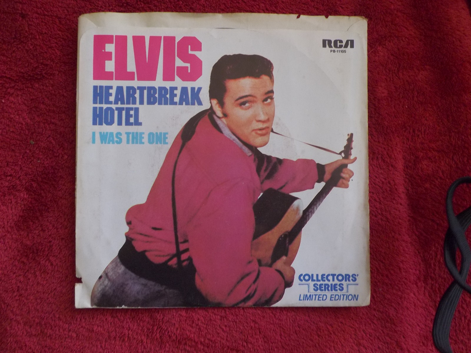 Elvis Presley – Heartbreak hotel / I was the one (RCA Records, PB-11105, 7″-Single), Bild 2