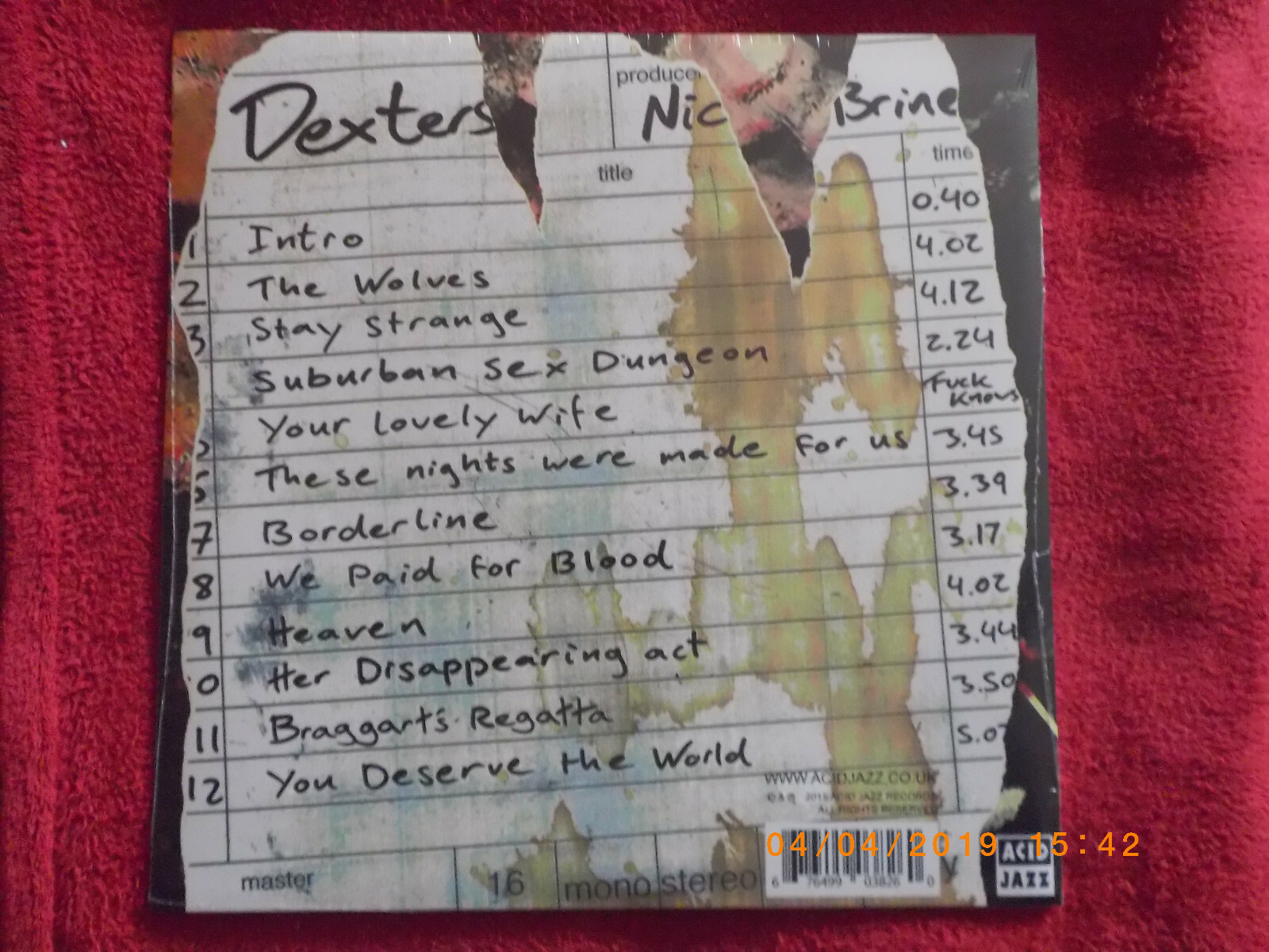 Dexters – We paid for blood (LP), Bild 2