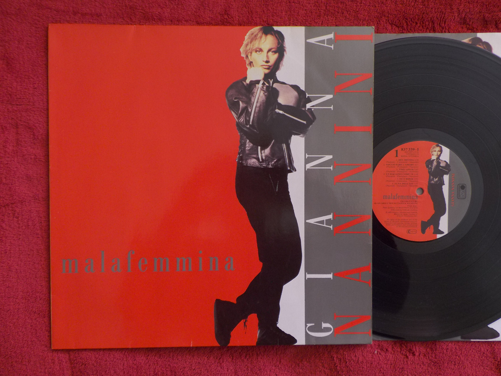 Gianna Nannini – Malafemmina | Metronome Records LP, Deutschland 1988
