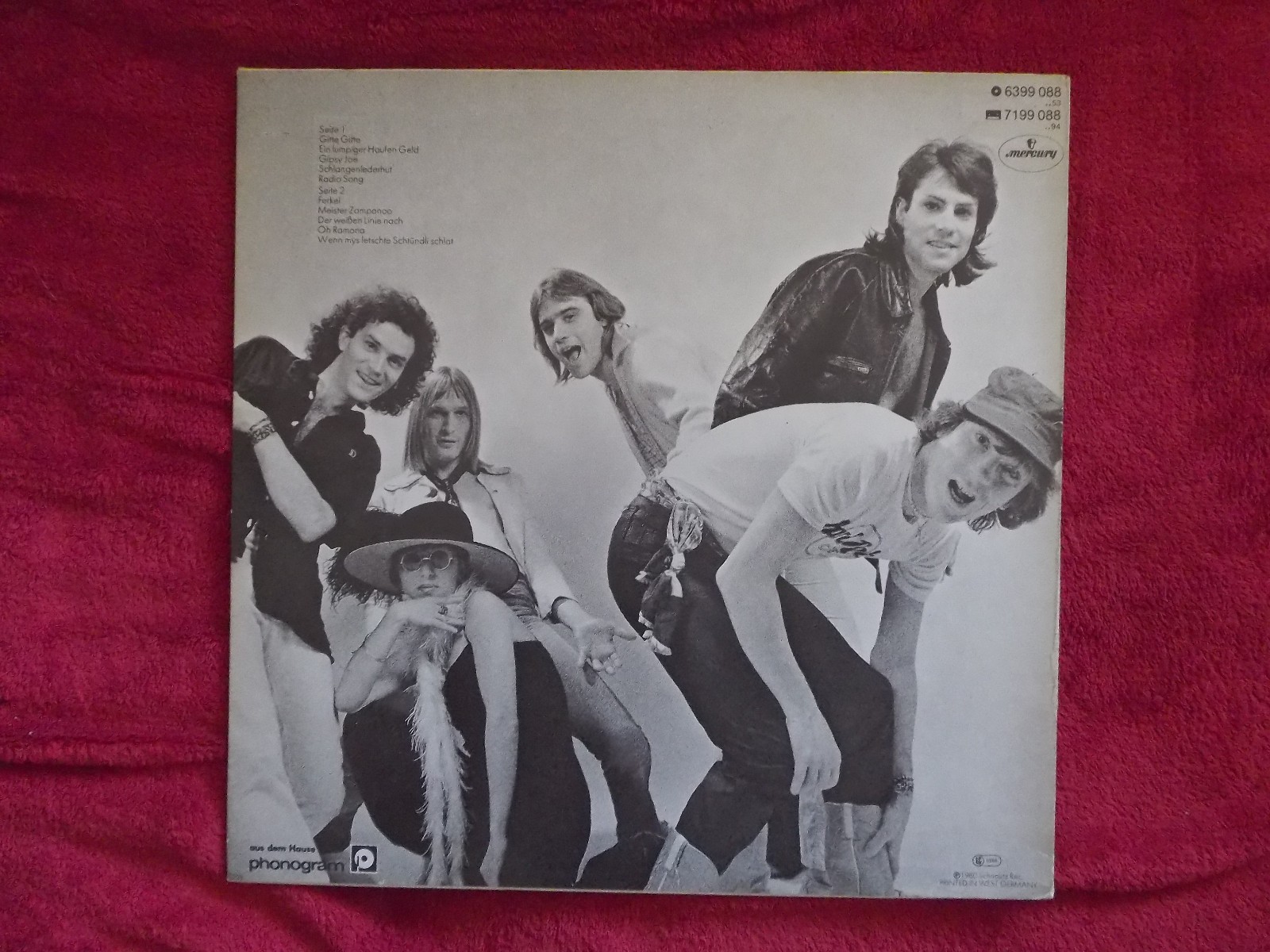 Polo Hofer – Schmetterding (Mercury, 1980, LP), Bild 4
