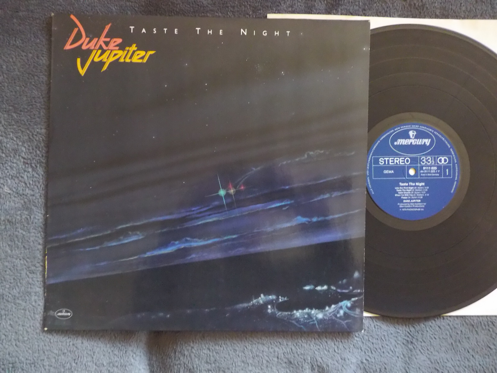 Duke Jupiter – Taste the Night (LP, Mercury Records, 9111 025, Deutschland, 1979)