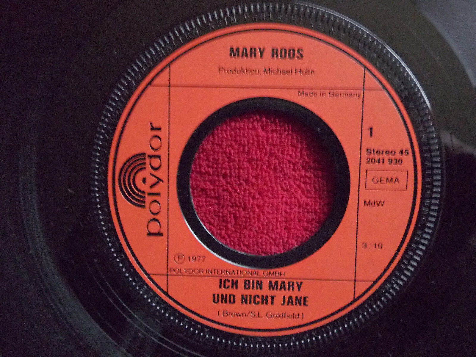 Mary Roos – Ich bin Mary und nicht Jane / Die erste Begegnung, Bild 2