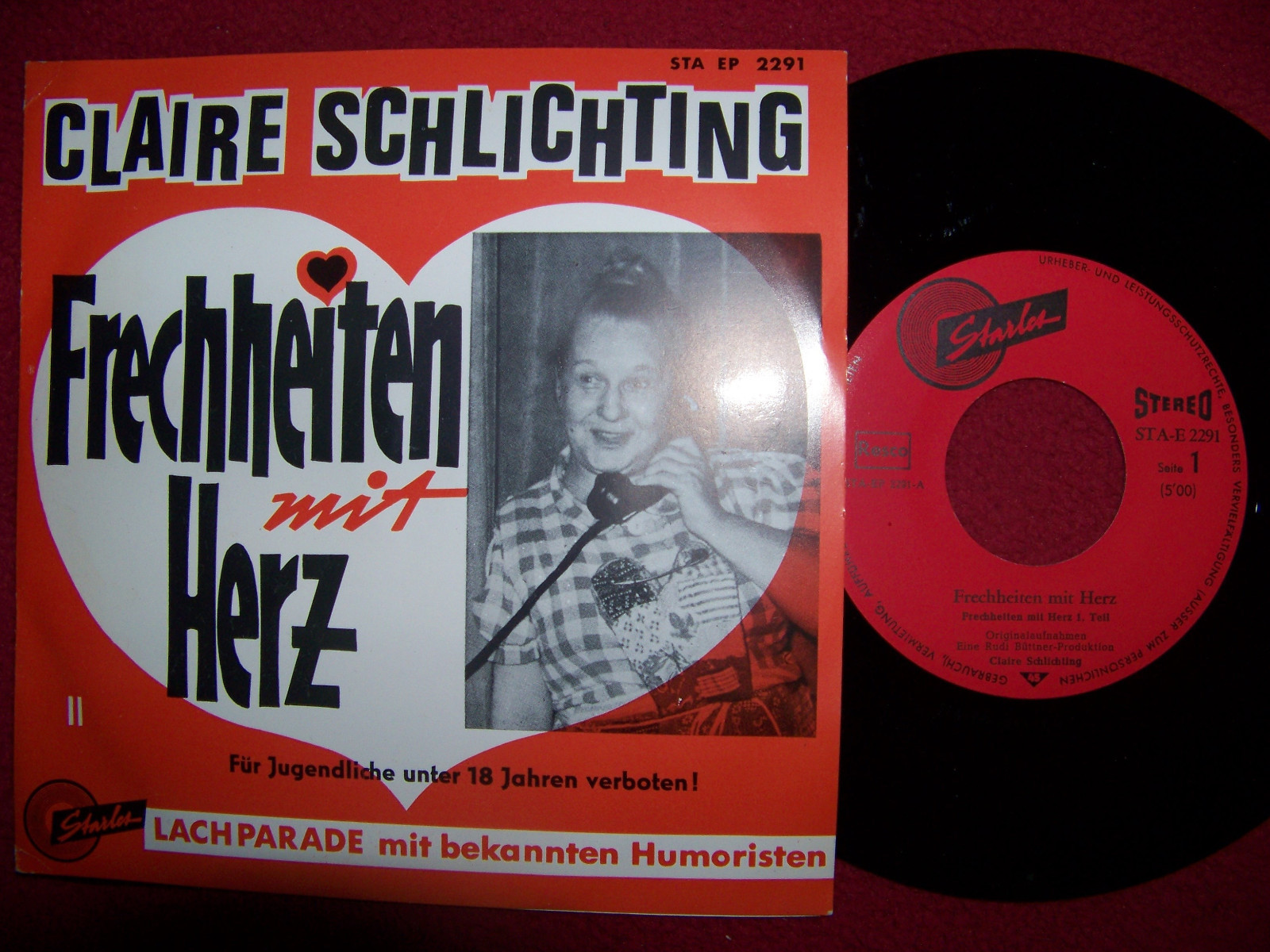 Claire Schlichting – Frechheiten mit Herz (45 U/min Single)
