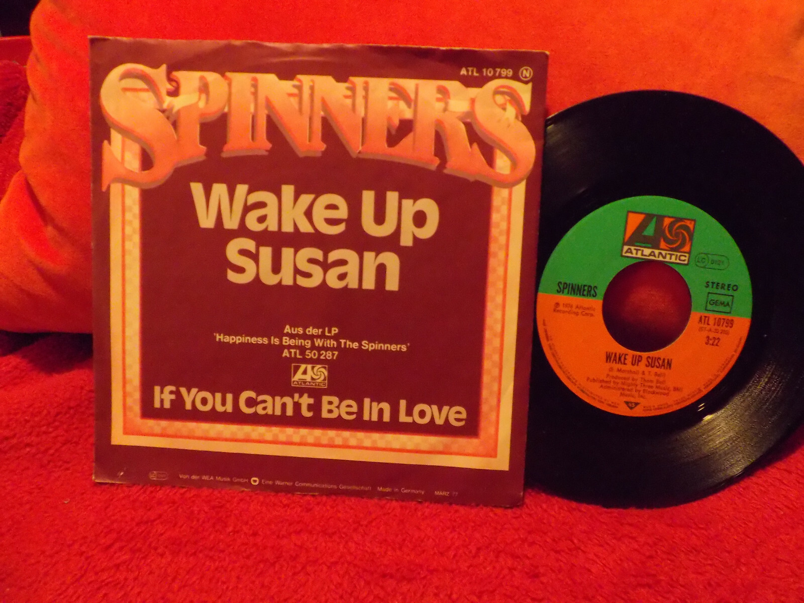 Spinners – Wake up Susan / If you can´t be in love (7-Inch-Single)