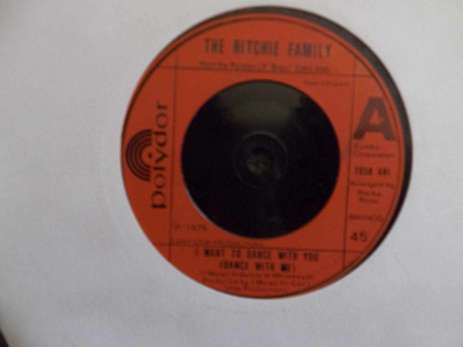 The Ritchie Family – I want to dance with you / Lady Champagne – Polydor 2058 681 (Single, 1975)