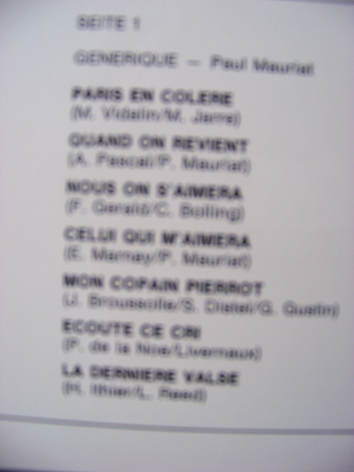 Mireille Mathieu – En direct de l´olympia | LP, 1968, Bild 2